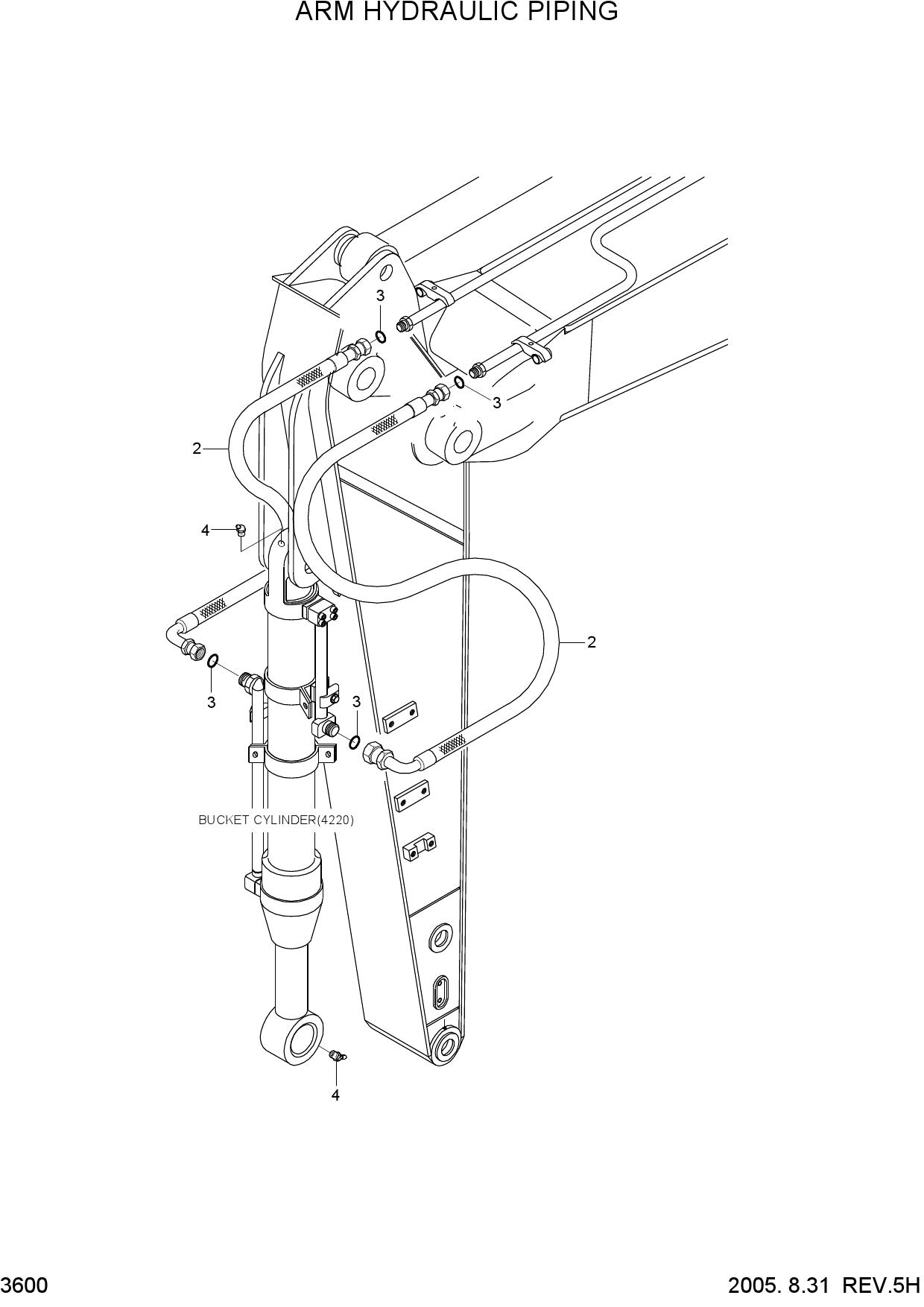 ARM HYD PIPING
