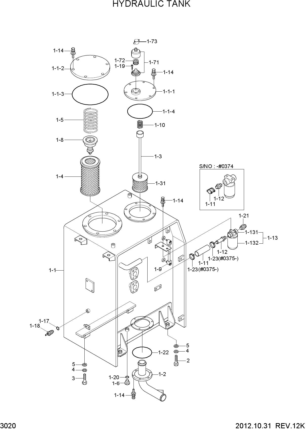 HYDRAULIC TANK