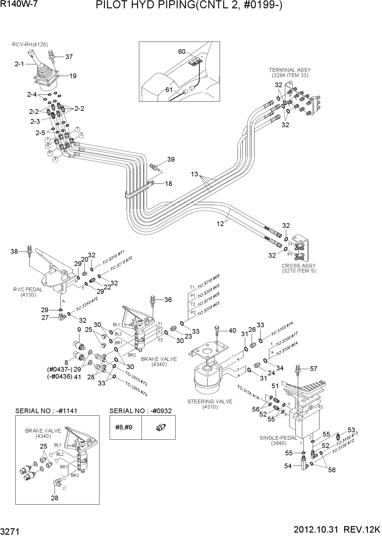 PILOT HYD PIPING(CNTL 2, #0199-)