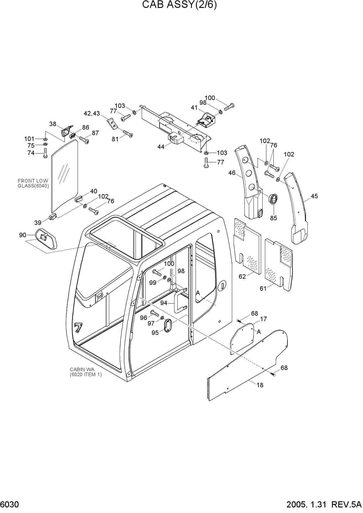 CAB ASSY(2/6)