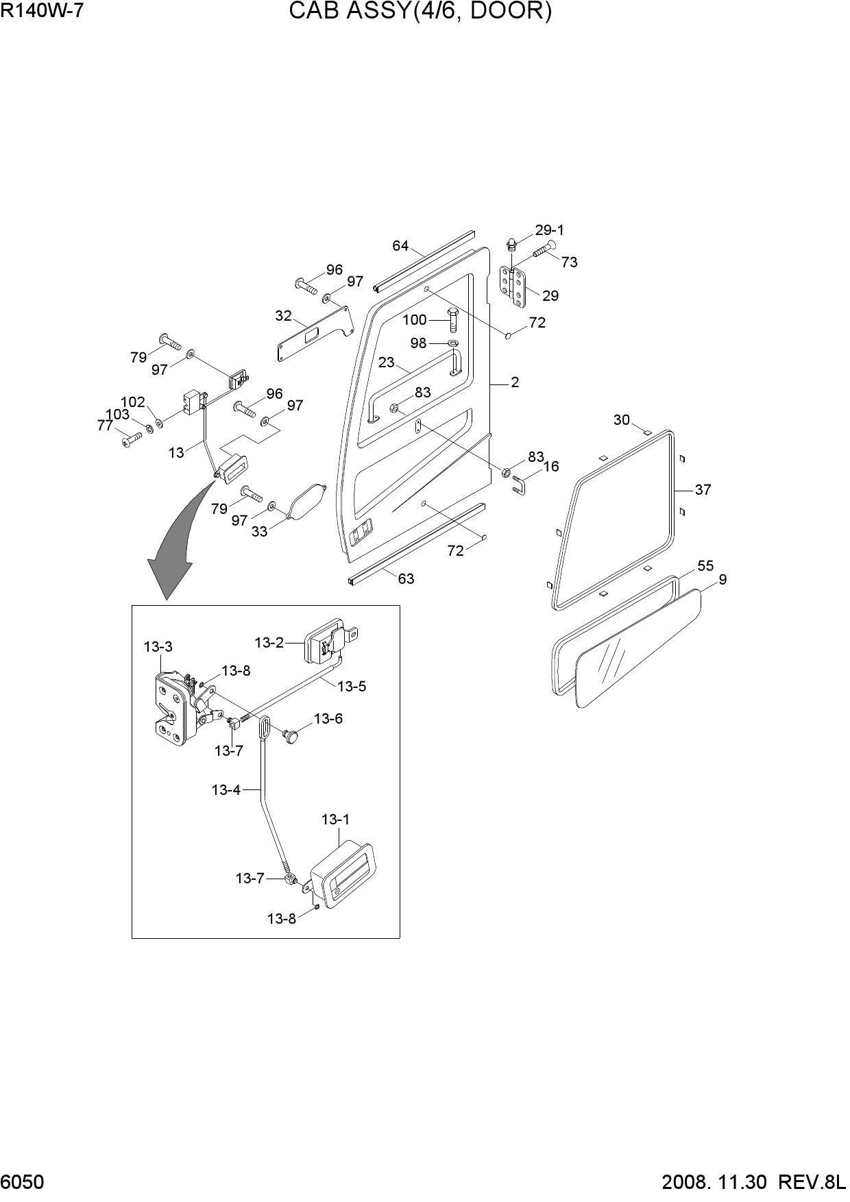 CAB ASSY(4/6, DOOR)