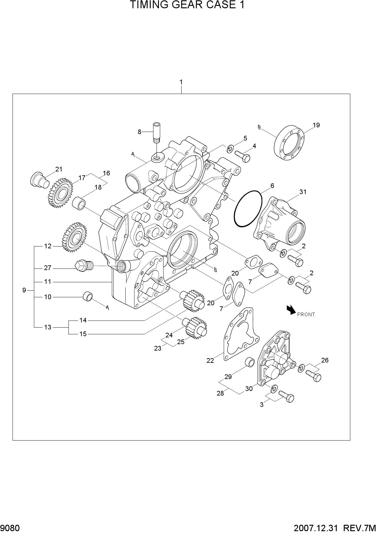 TIMING GEAR CASE 1