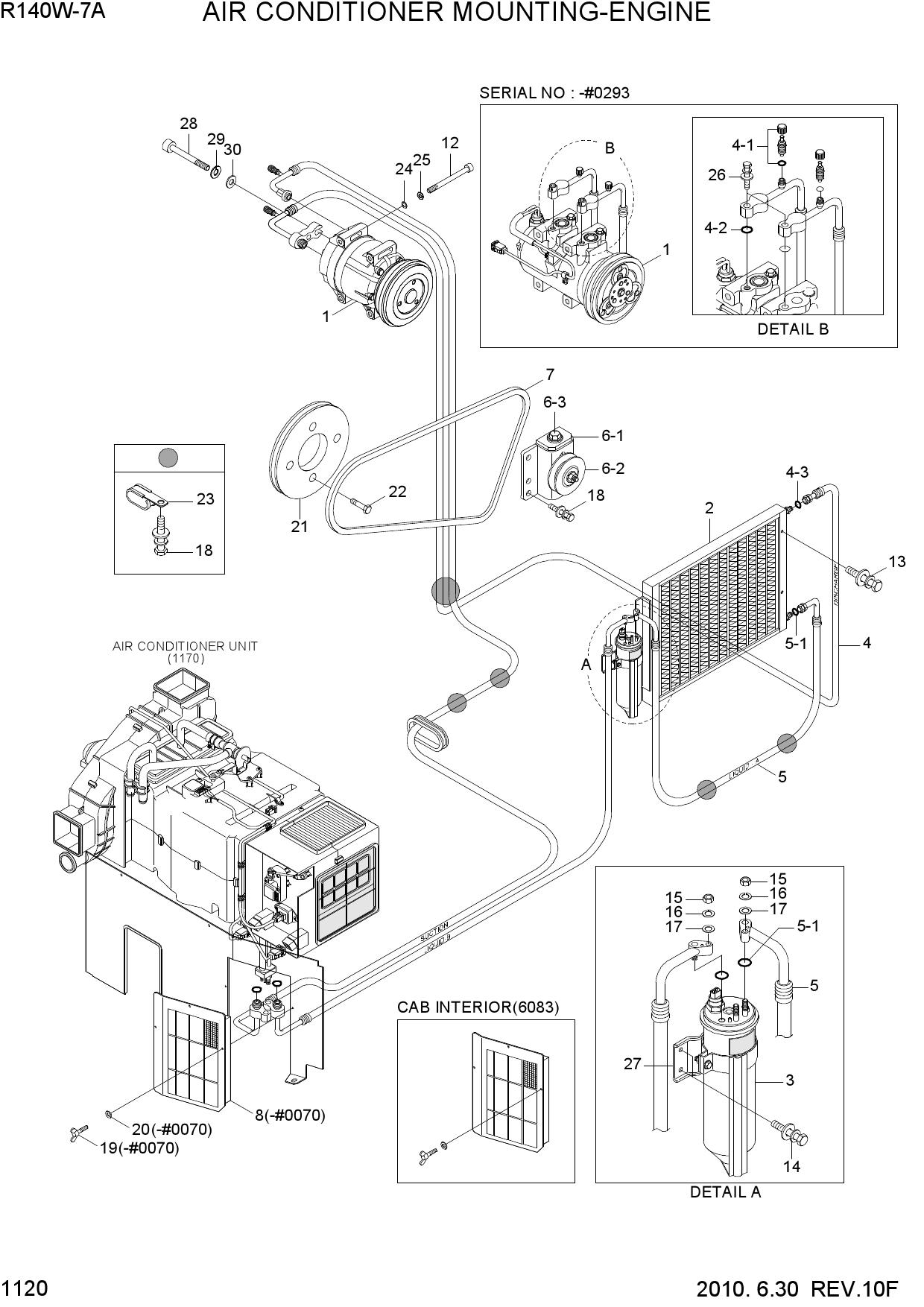 AIR CONDITIONER MOUNTING-ENGINE