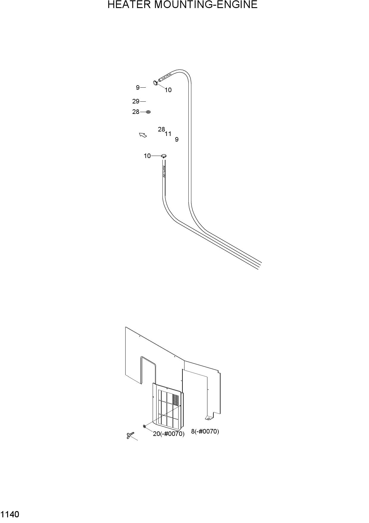 HEATER MOUNTING-ENGINE