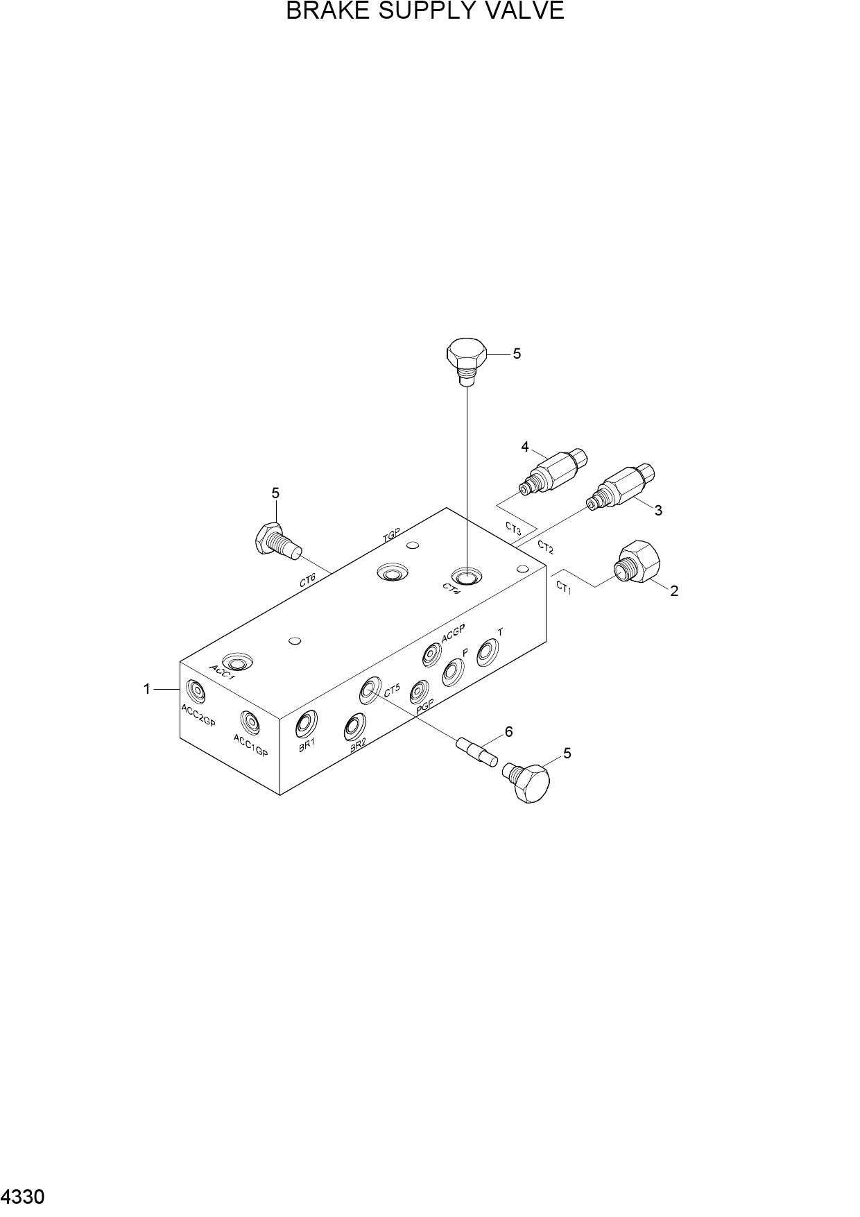 BRAKE SUPPLY VALVE
