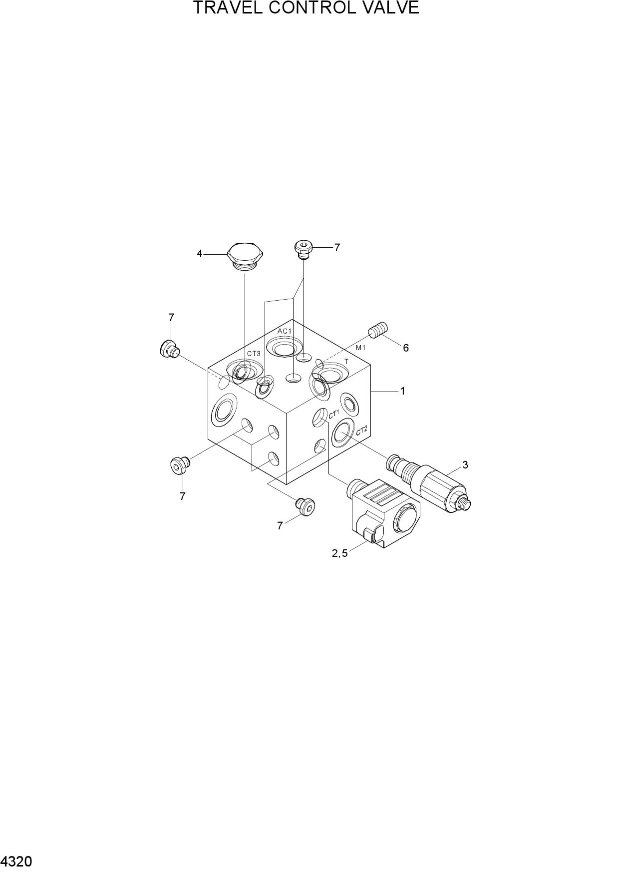 TRAVEL CONTROL VALVE