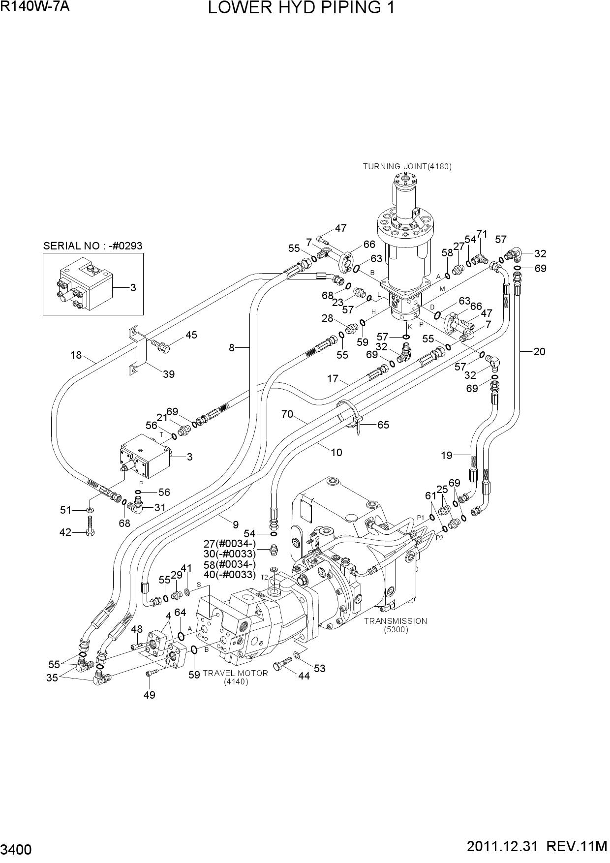 LOWER HYD PIPING 1