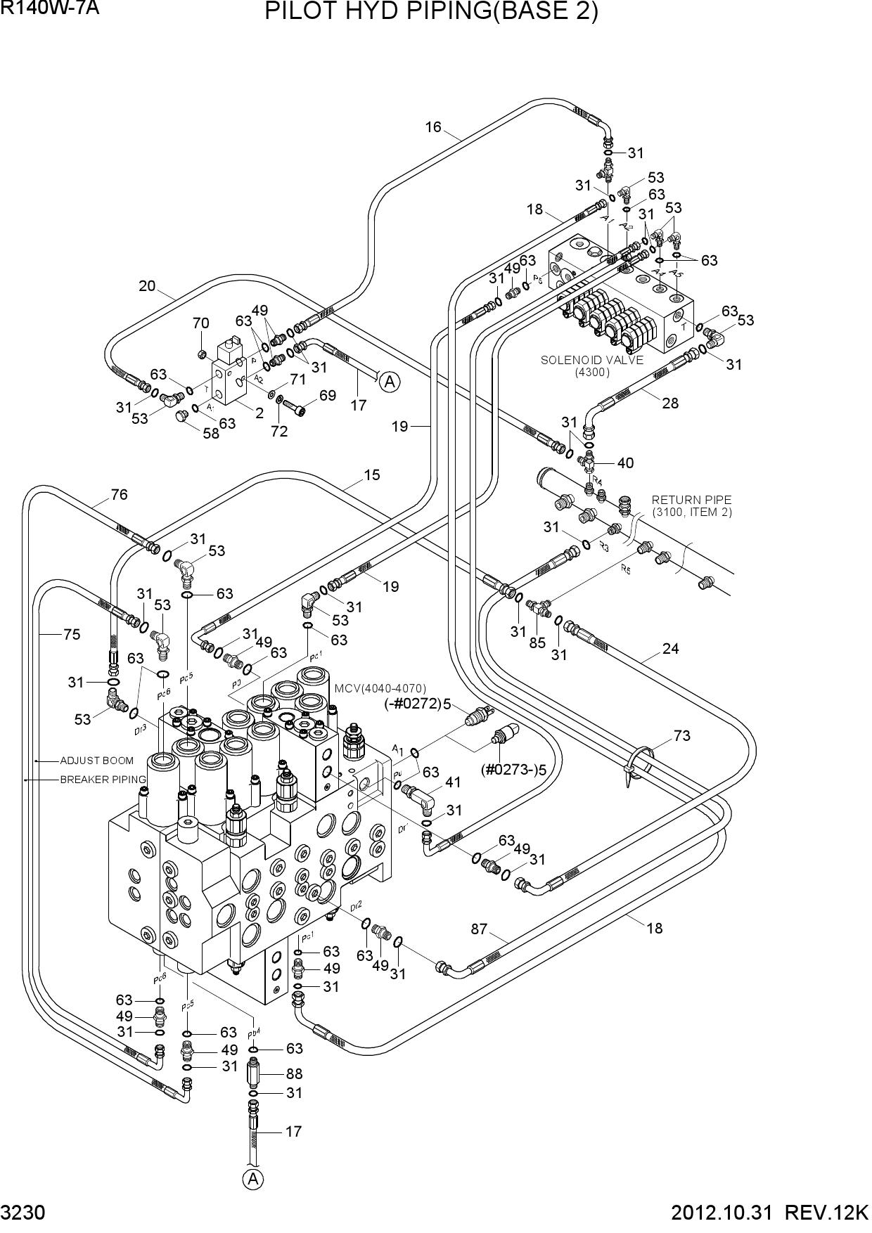 PILOT HYD PIPING(BASE 2)