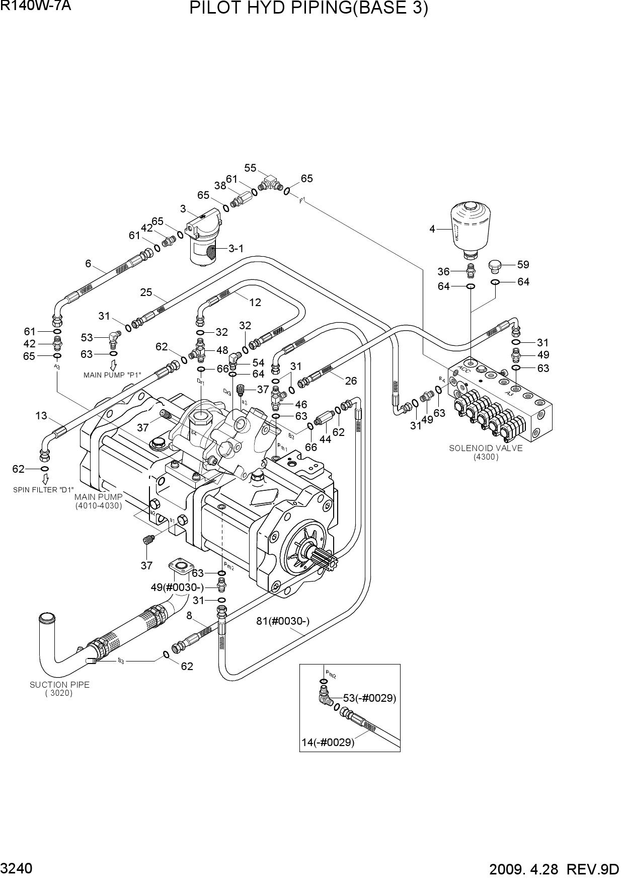PILOT HYD PIPING(BASE 3)