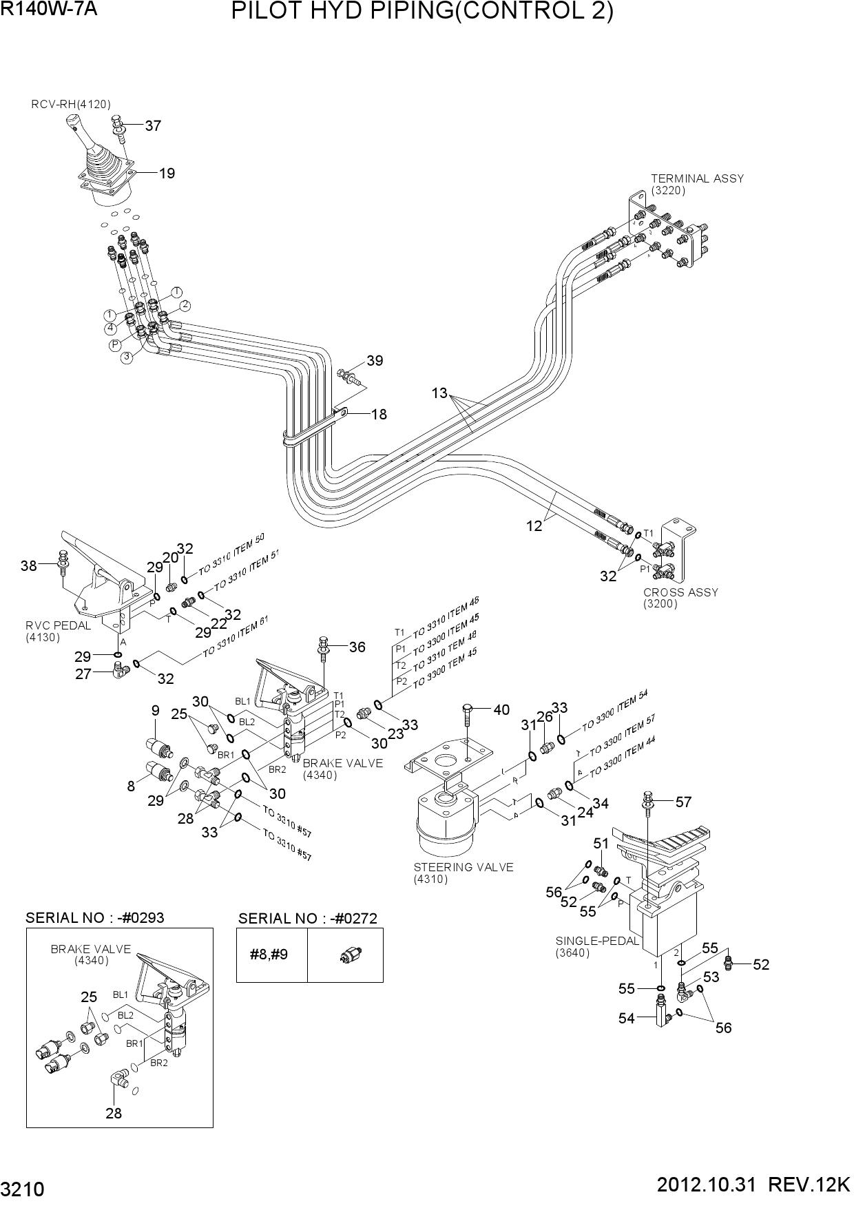 PILOT HYD PIPING(CONTROL 2)