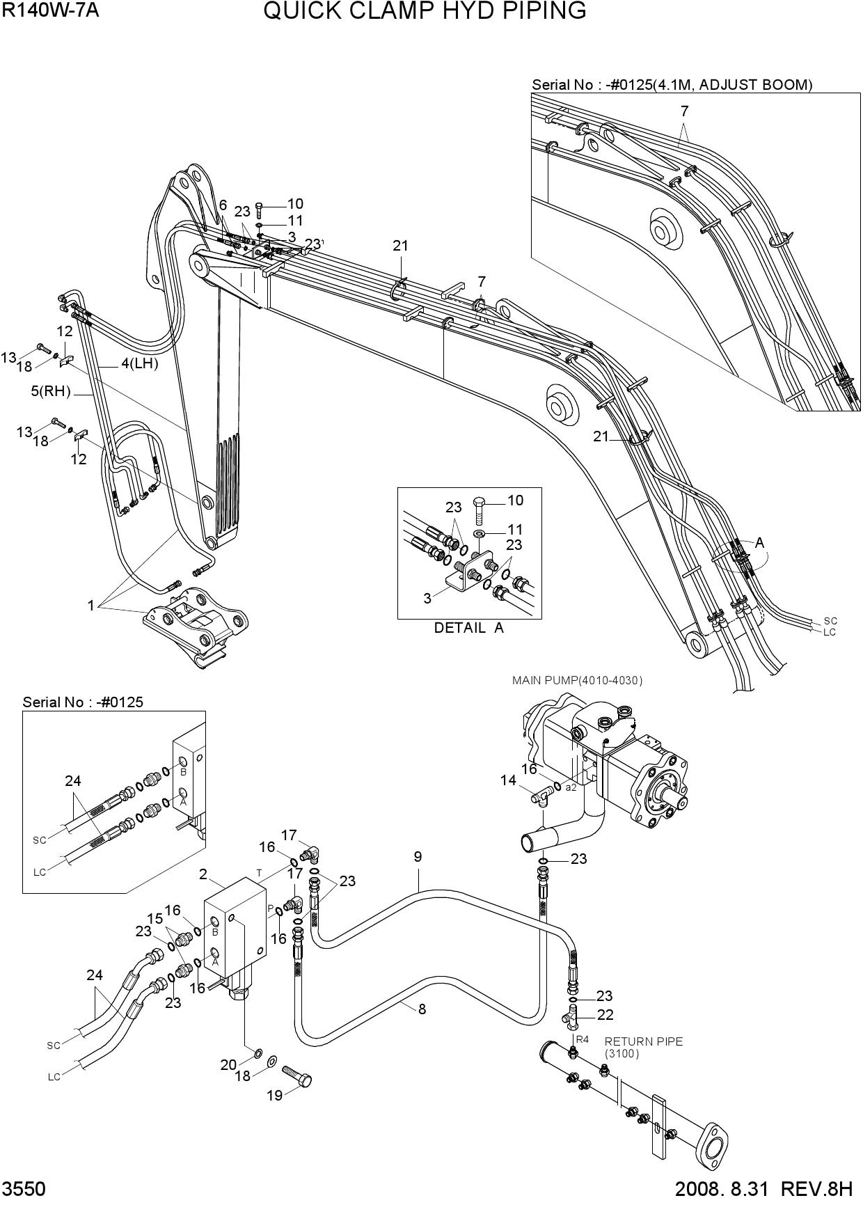 QUICK CLAMP HYD PIPING