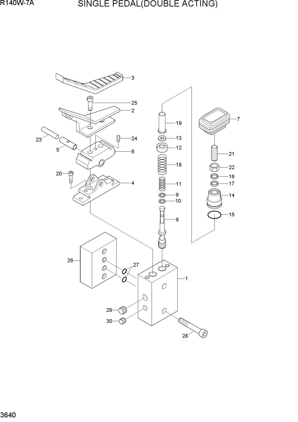 SINGLE PEDAL(DOUBLE ACTING)