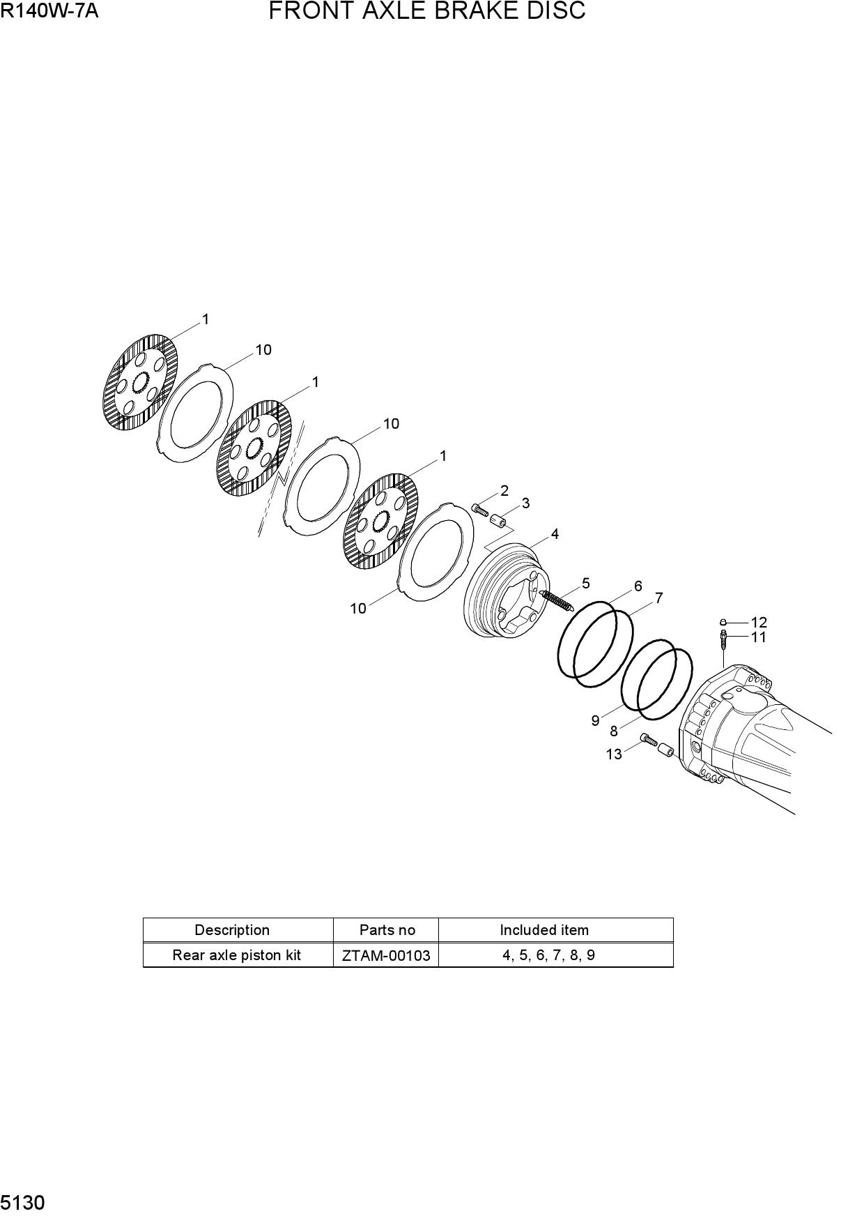 FRONT AXLE BRAKE DISC