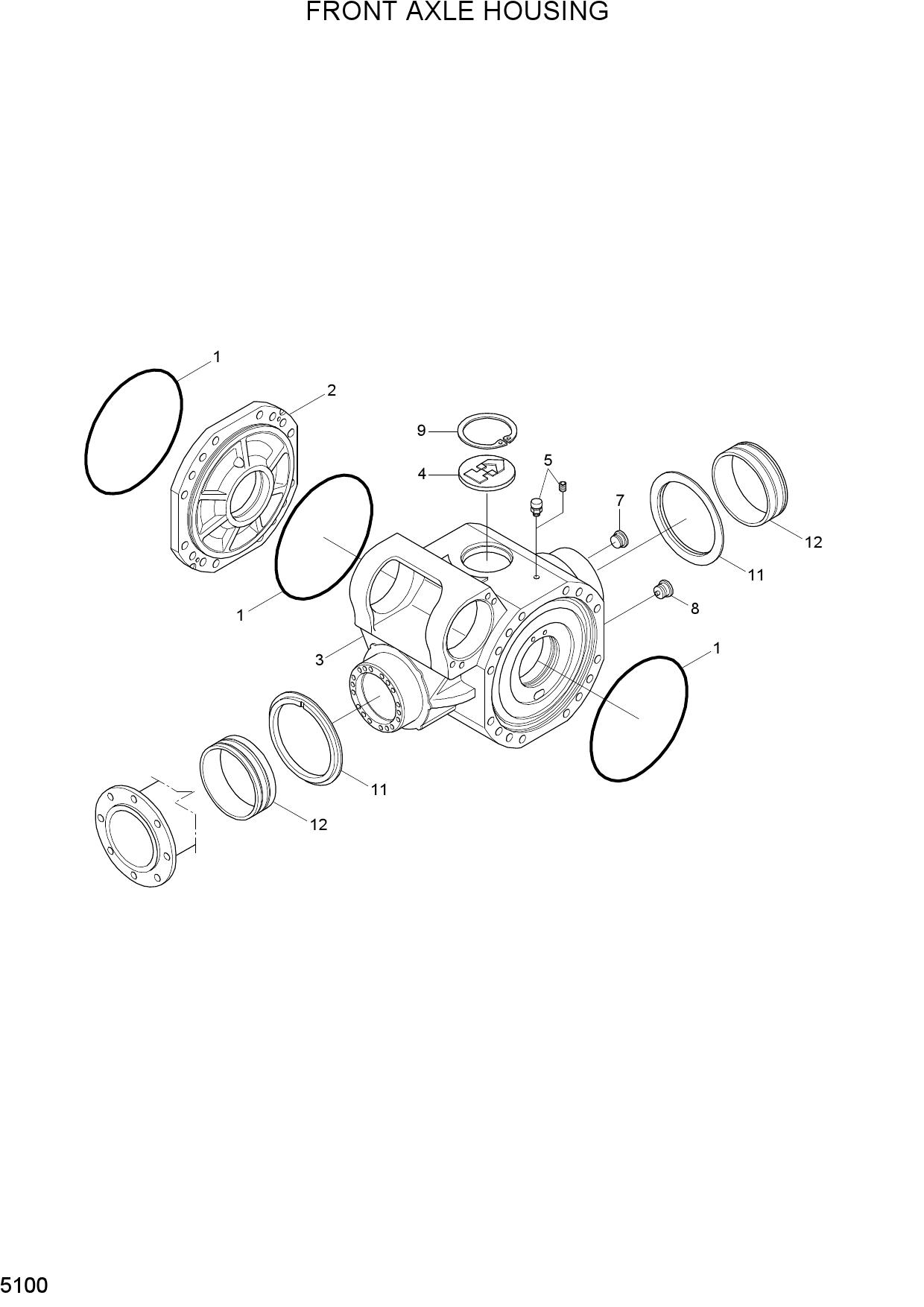 FRONT AXLE HOUSING