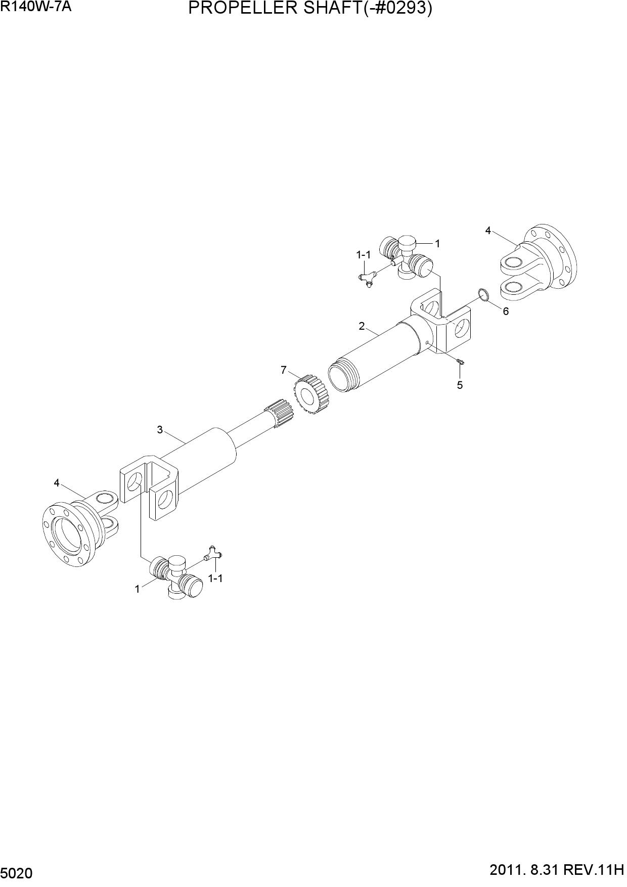 PROPELLER SHAFT(-#0293)