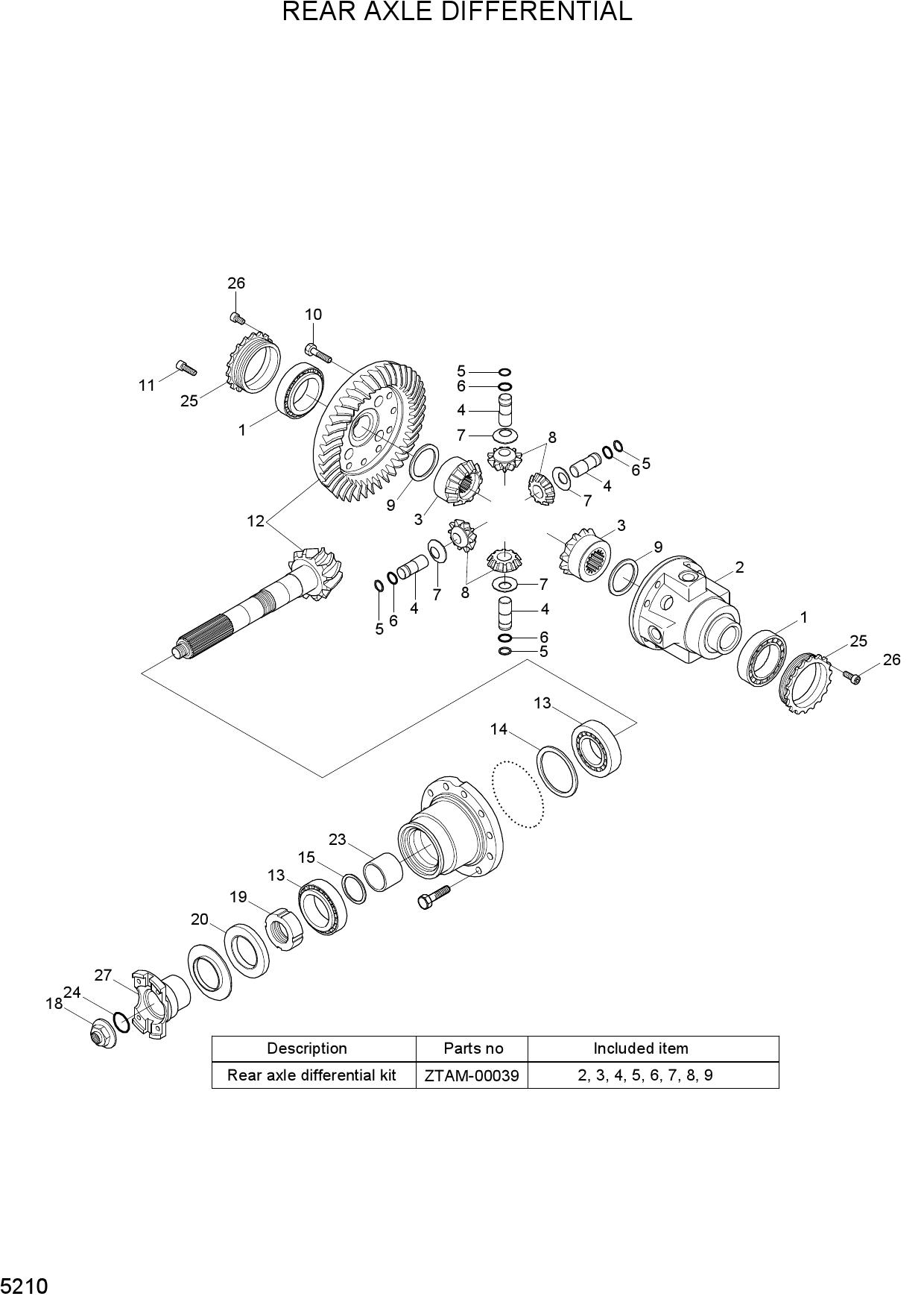 REAR AXLE DIFFERENTIAL