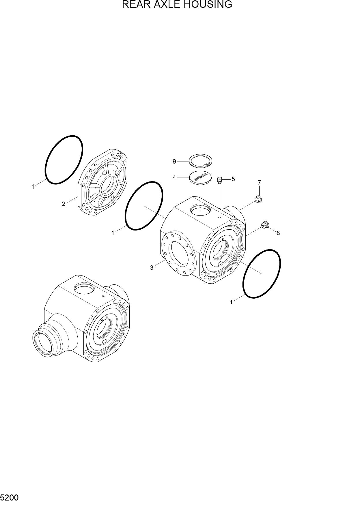 REAR AXLE HOUSING