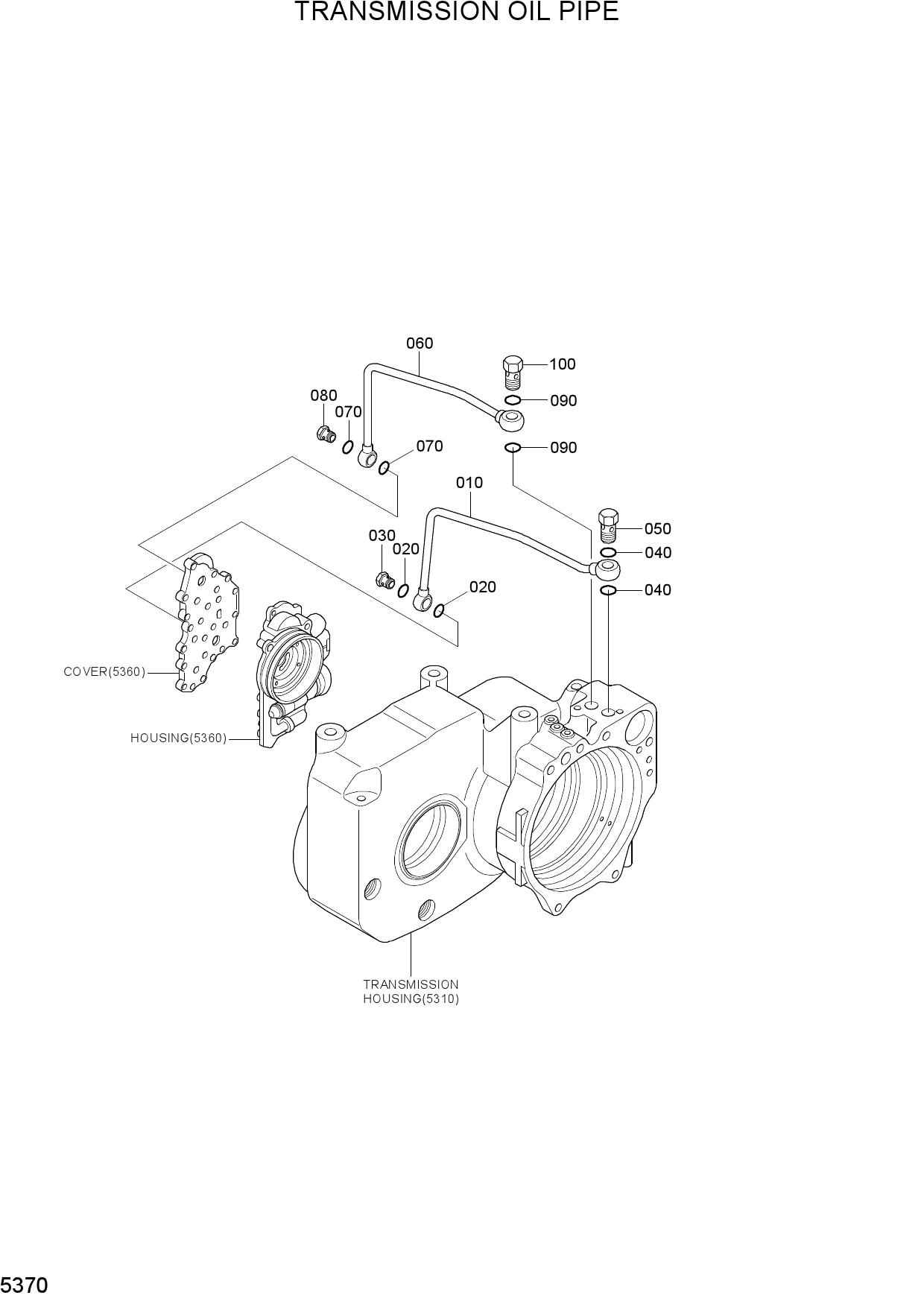 TRANSMISSION OIL PIPE