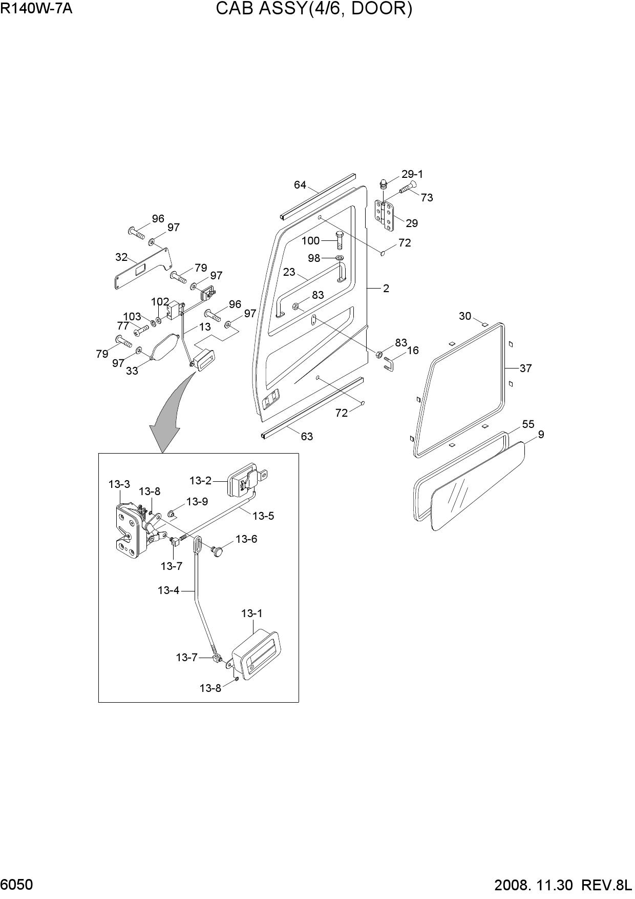 CAB ASSY(4/6, DOOR)