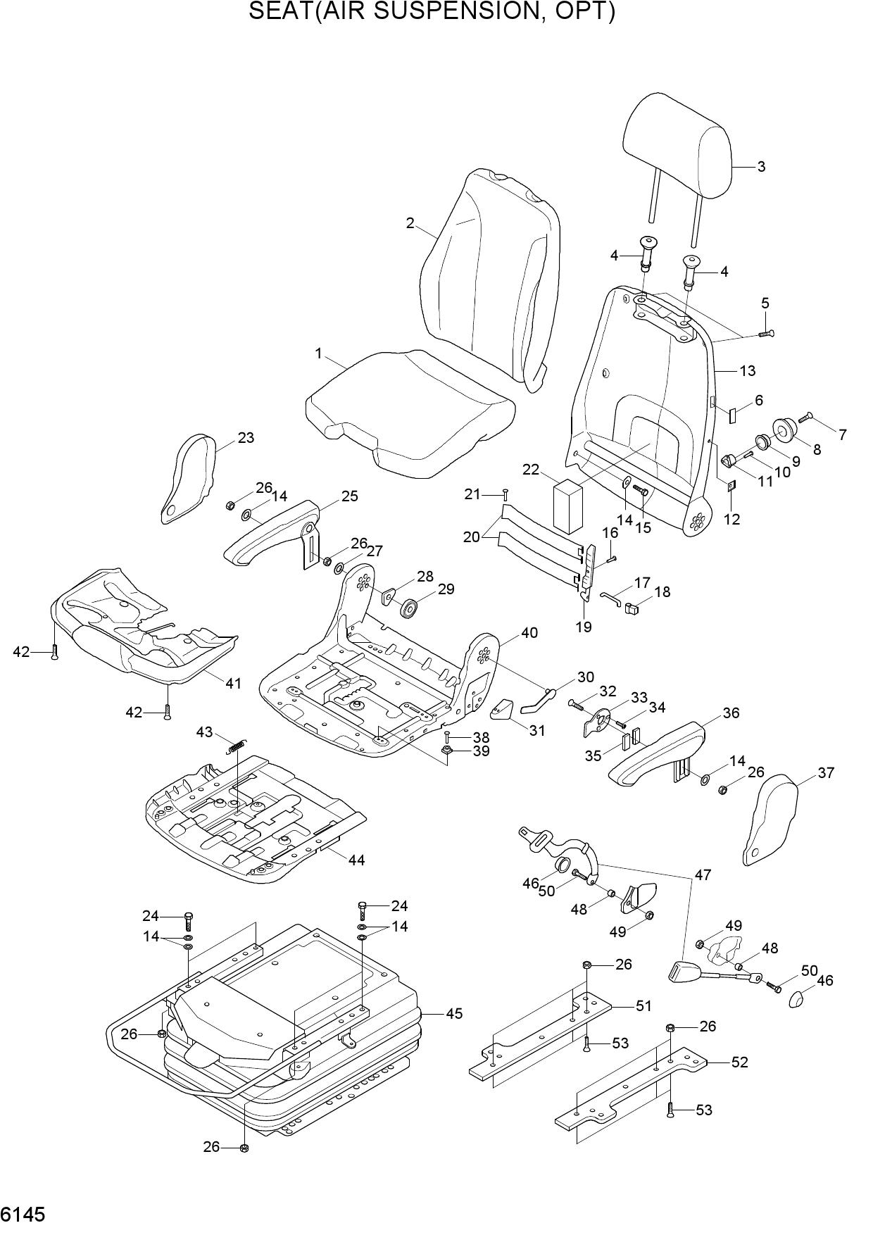 SEAT(AIR SUSPENSION, OPT)