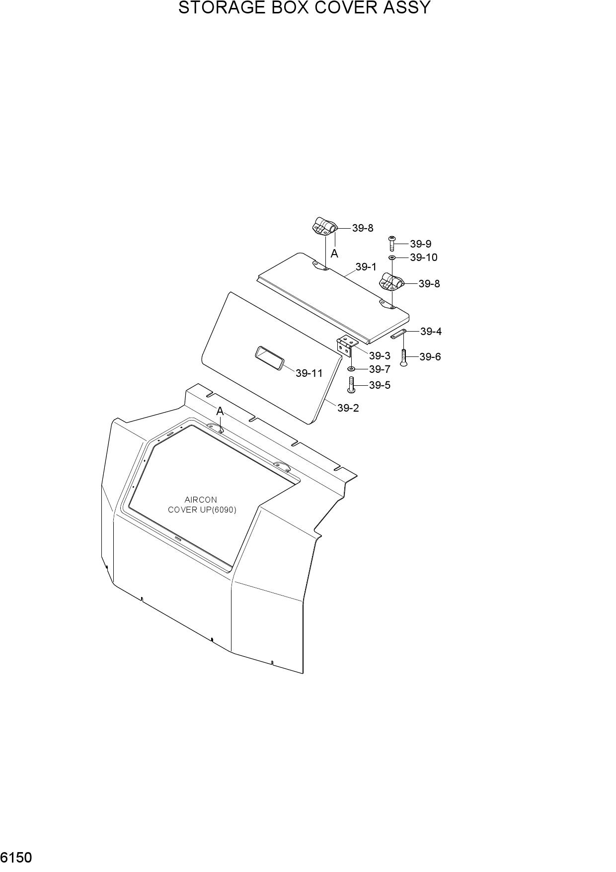 STORAGE BOX COVER ASSY