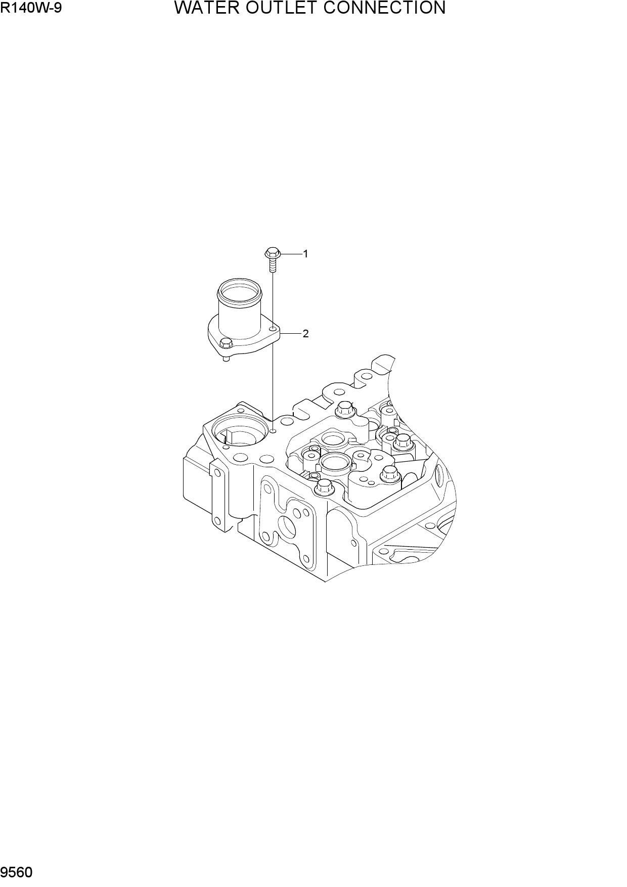 WATER OUTLET CONNECTION