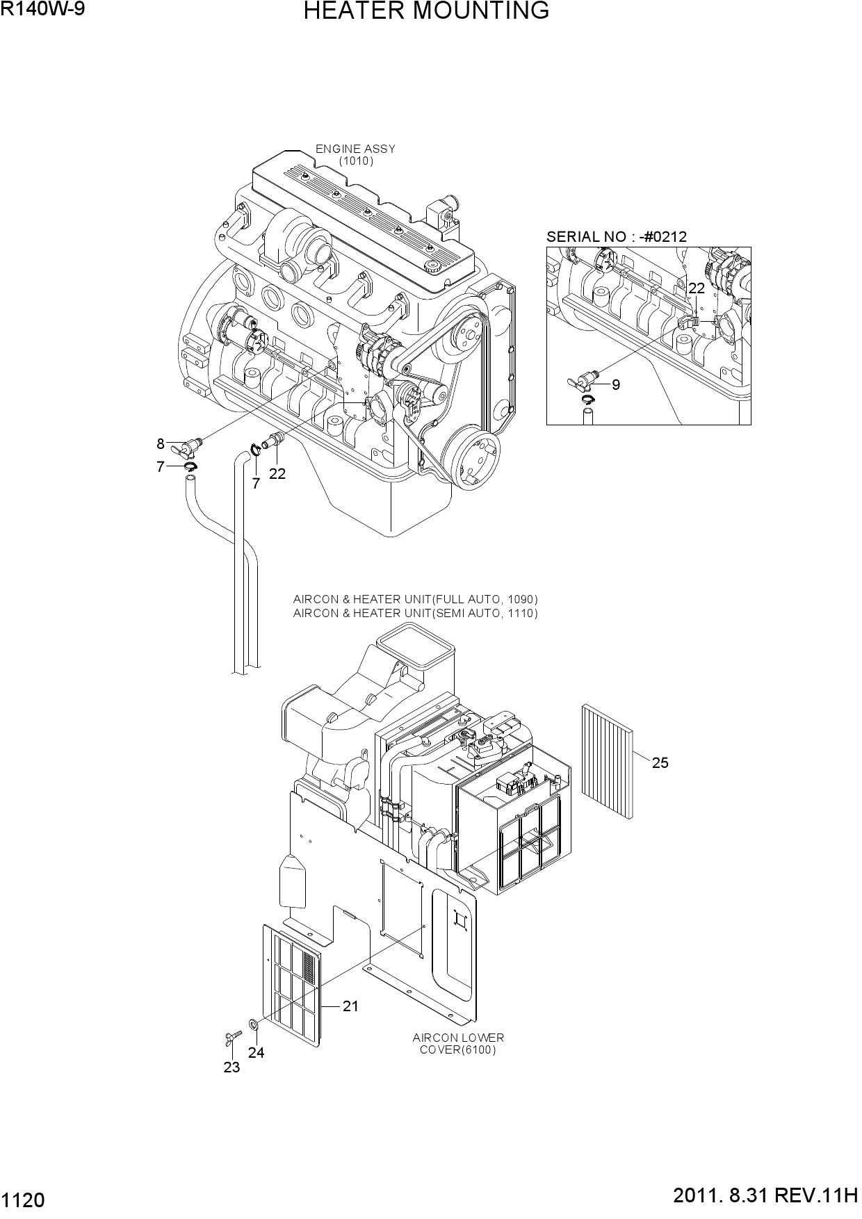 HEATER MOUNTING