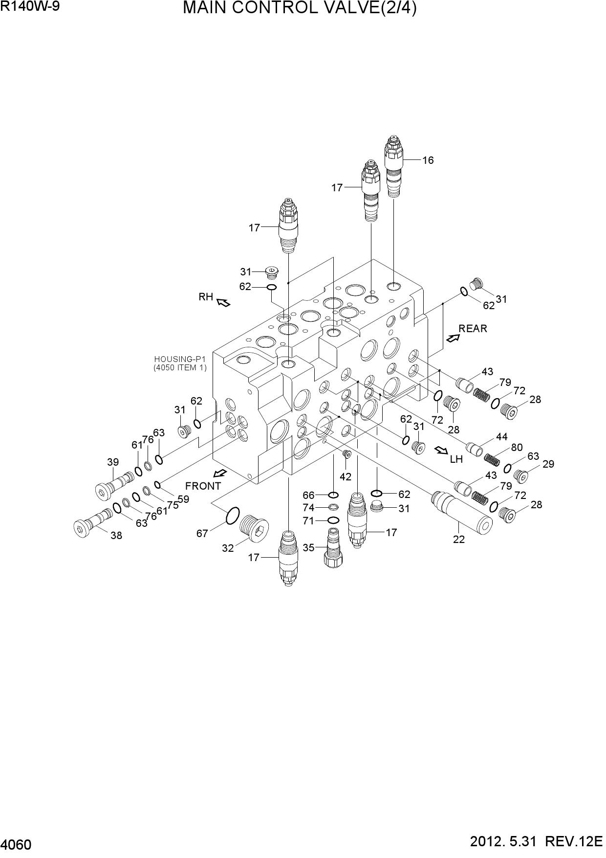 MAIN CONTROL VALVE(2/4)