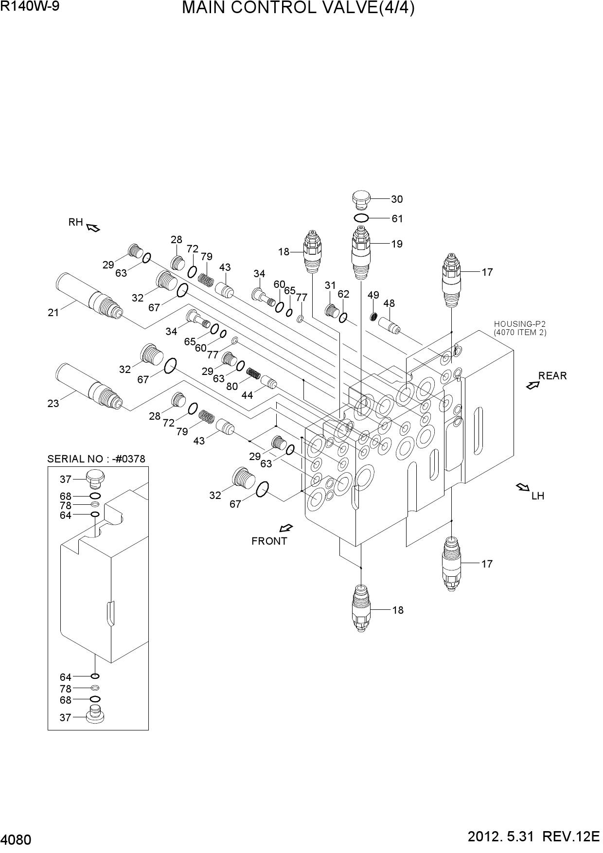 MAIN CONTROL VALVE(4/4)