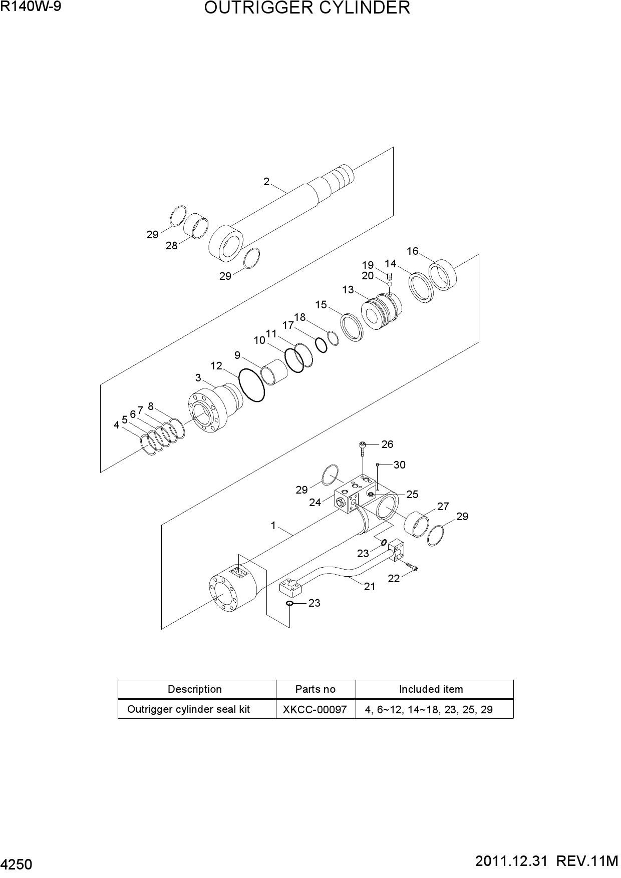 OUTRIGGER CYLINDER
