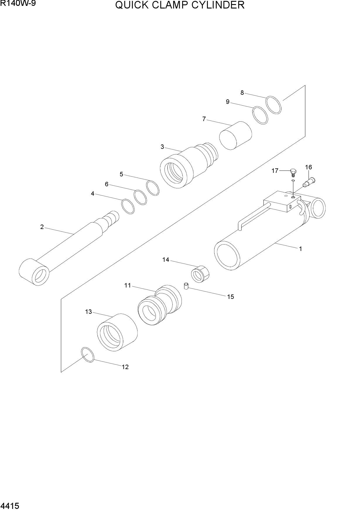 QUICK CLAMP CYLINDER(-#0497)