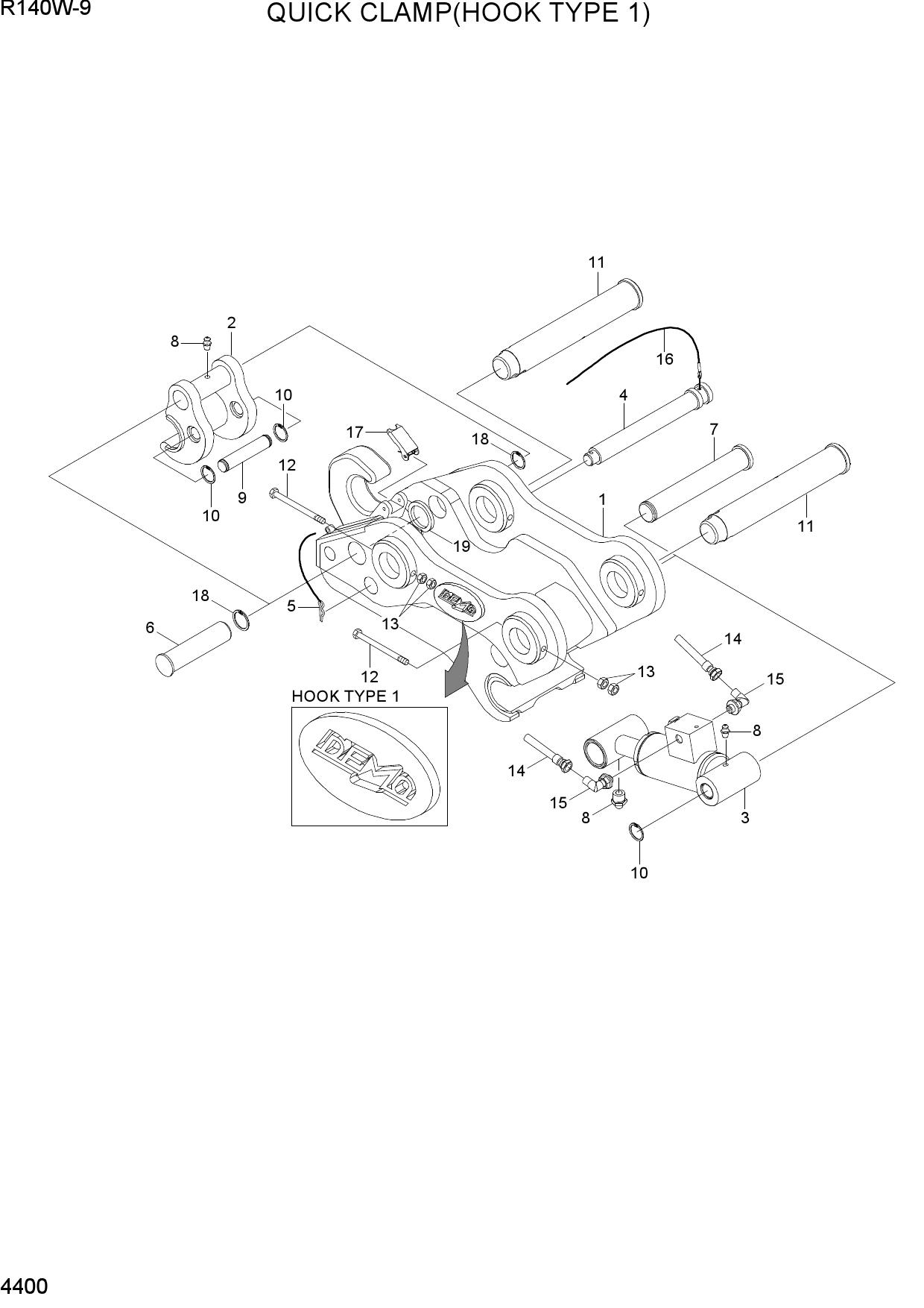 QUICK CLAMP(HOOK TYPE 1,- #0497)