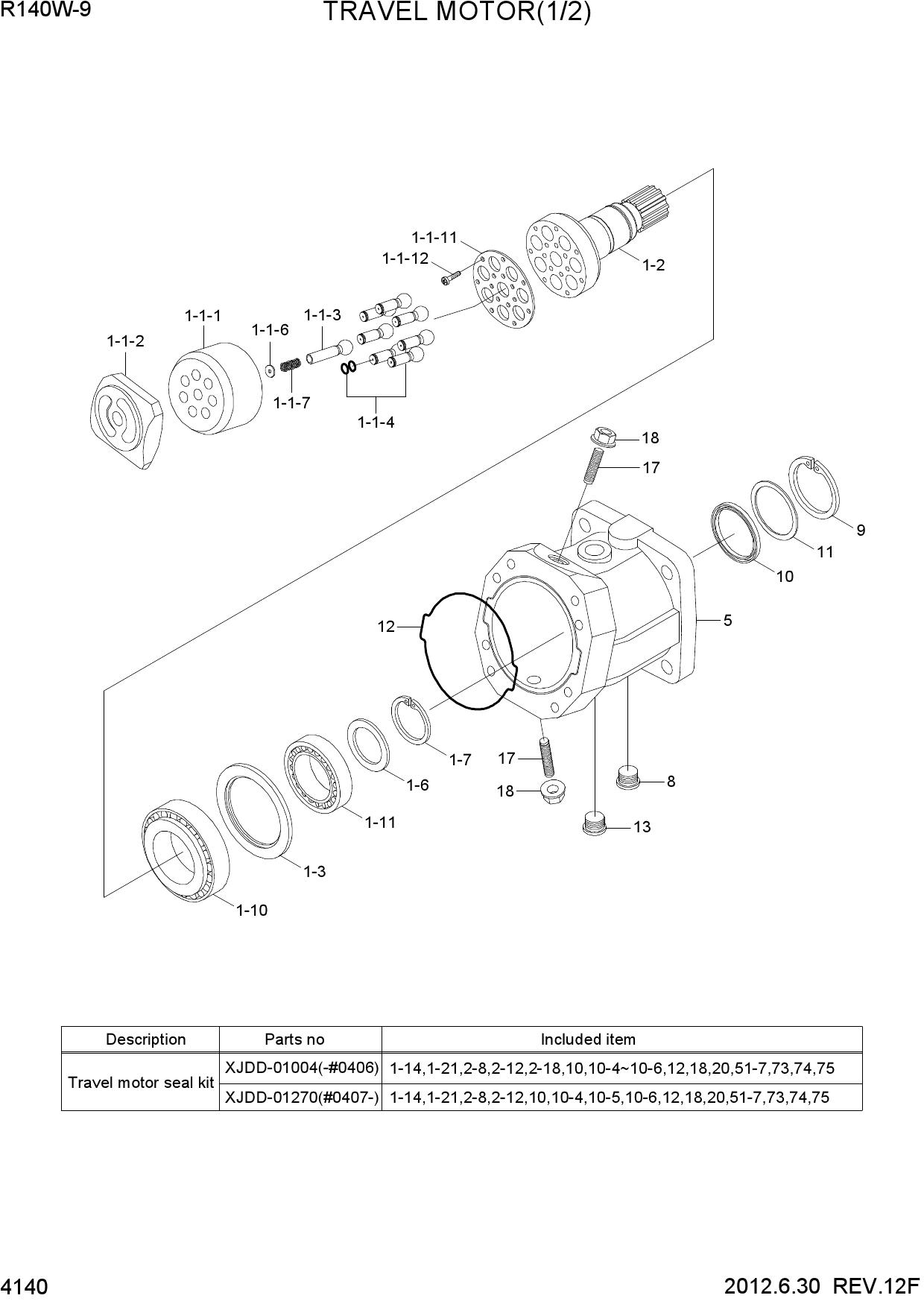 TRAVEL MOTOR(1/2)