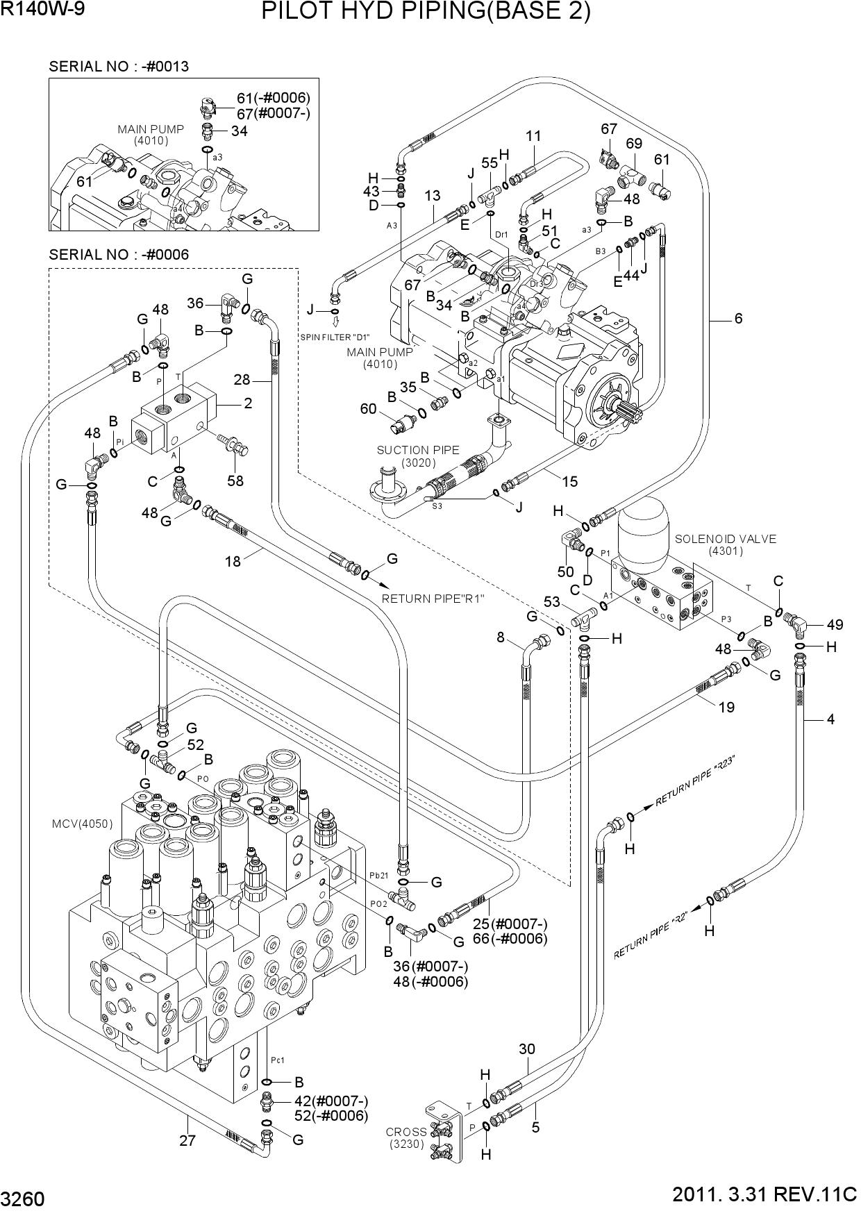 PILOT HYD PIPING(BASE 2)