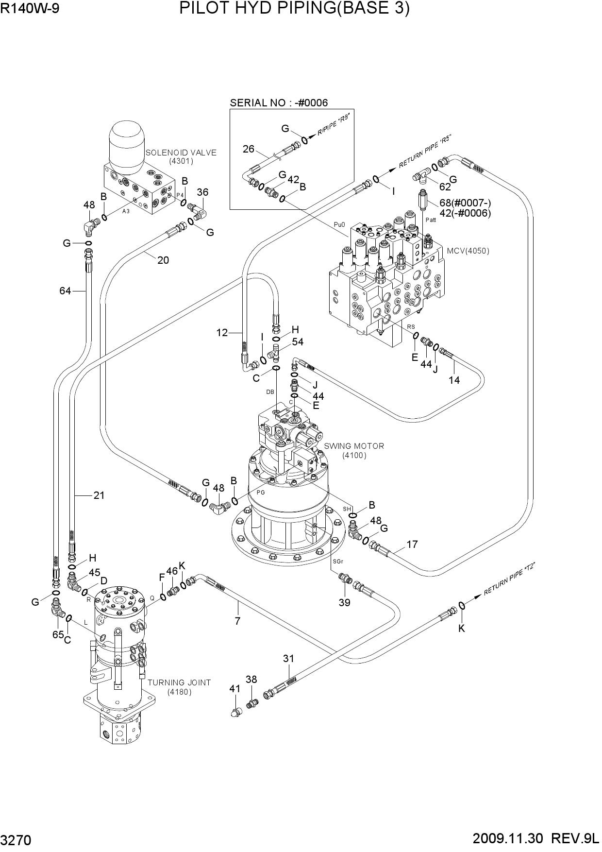 PILOT HYD PIPING(BASE 3)
