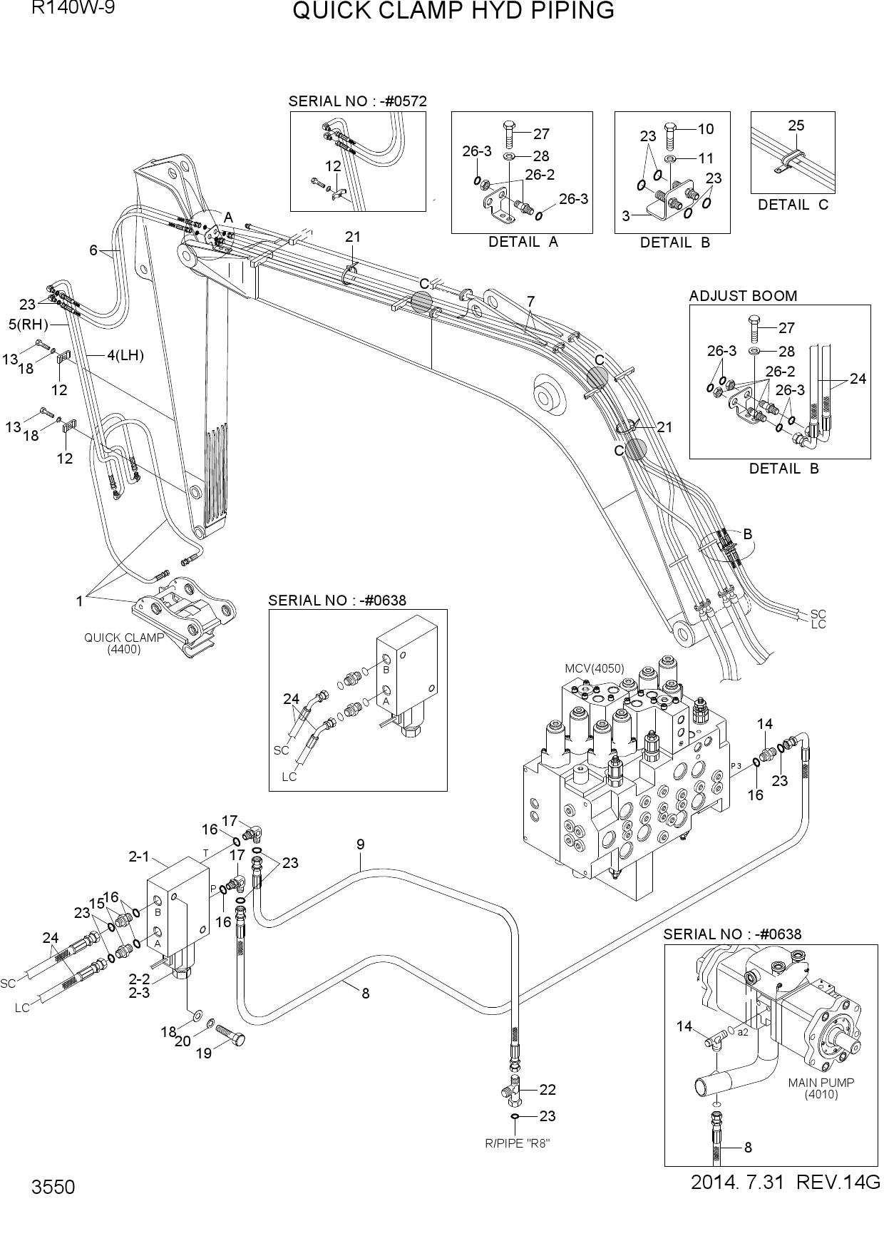 QUICK CLAMP HYD PIPING