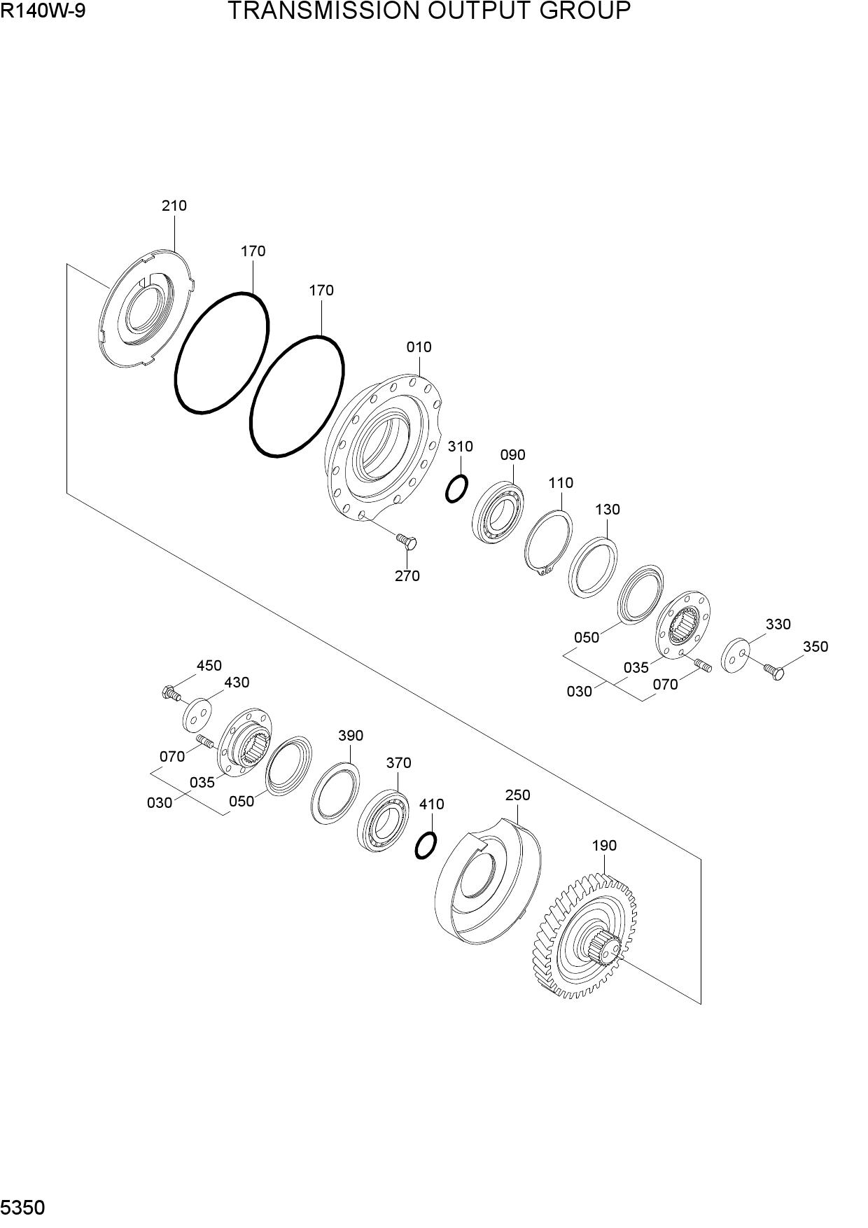 TRANSMISSION OUTPUT GROUP