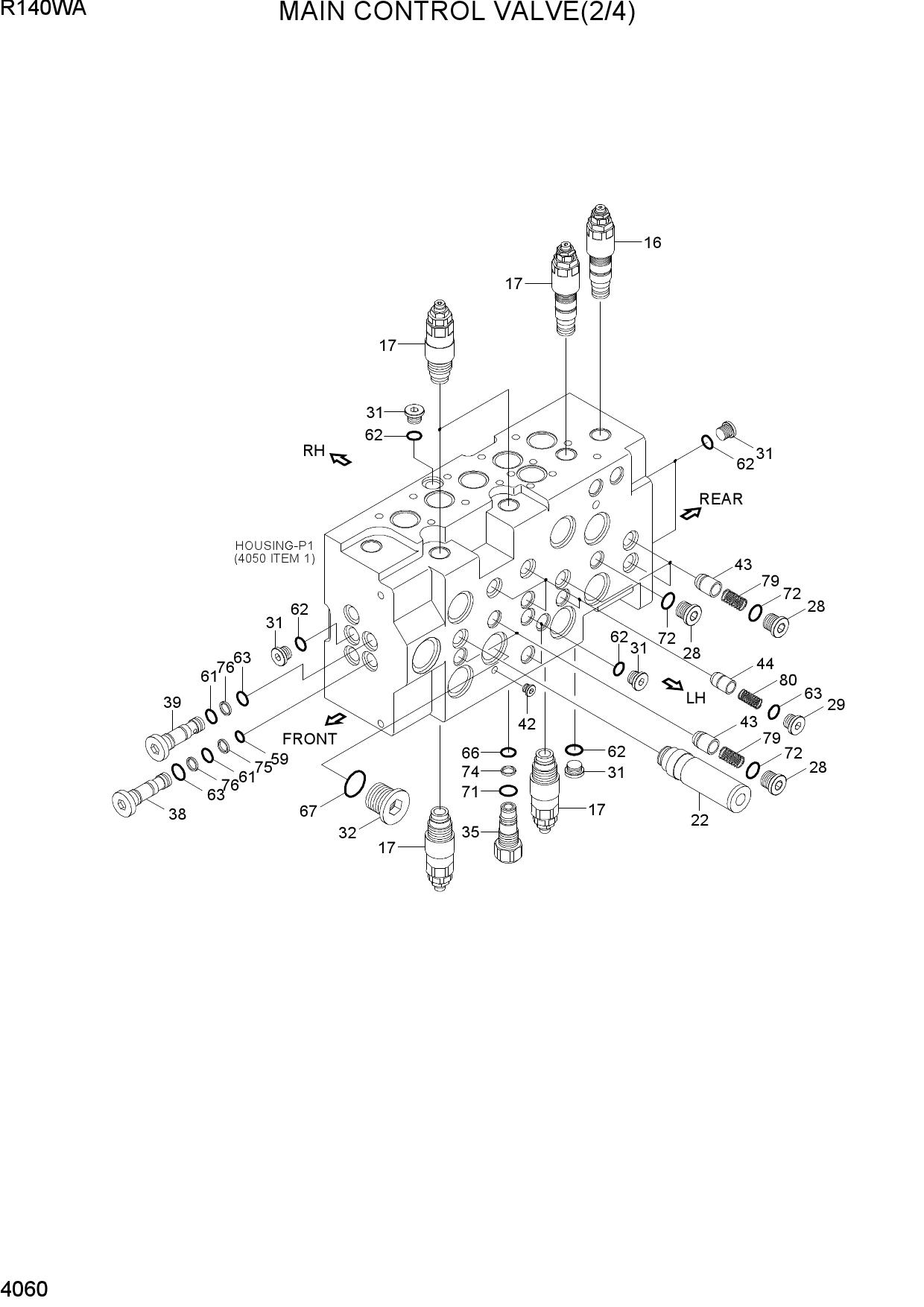 MAIN CONTROL VALVE(2/4)