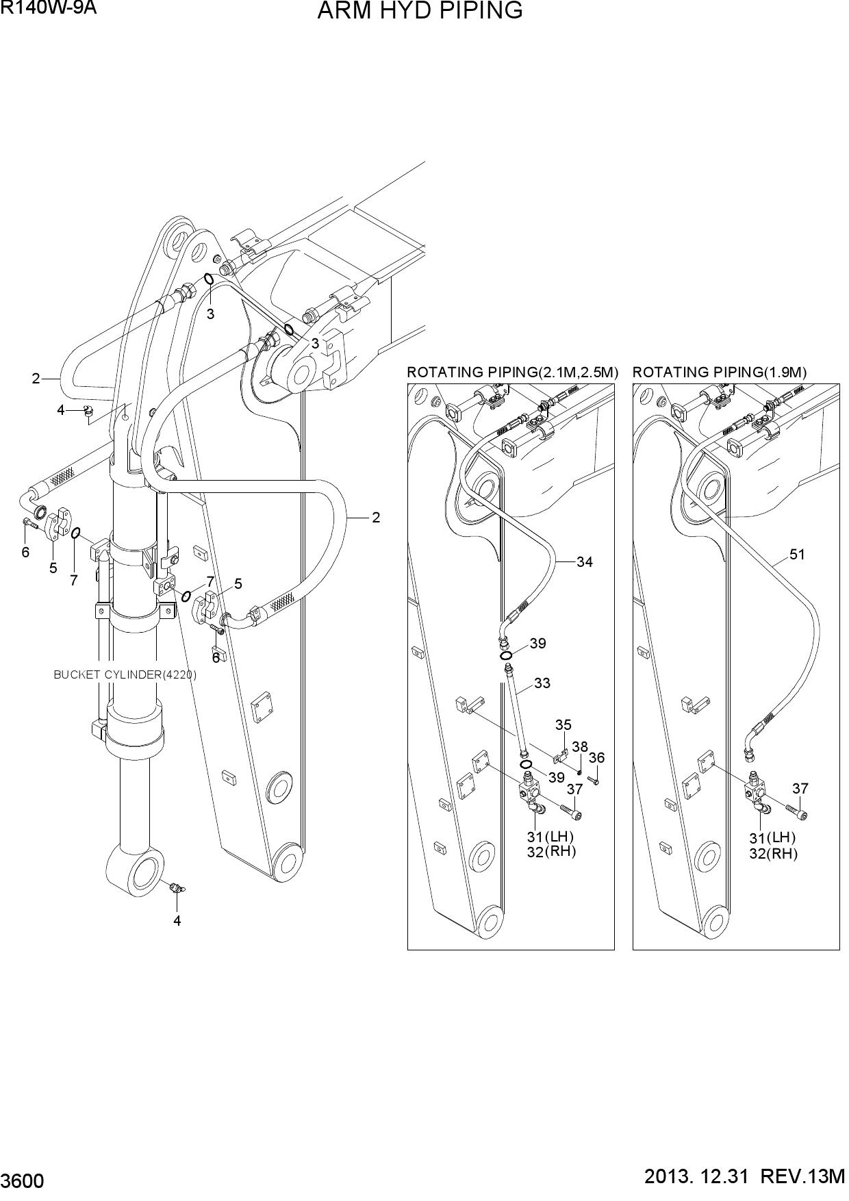 ARM HYD PIPING