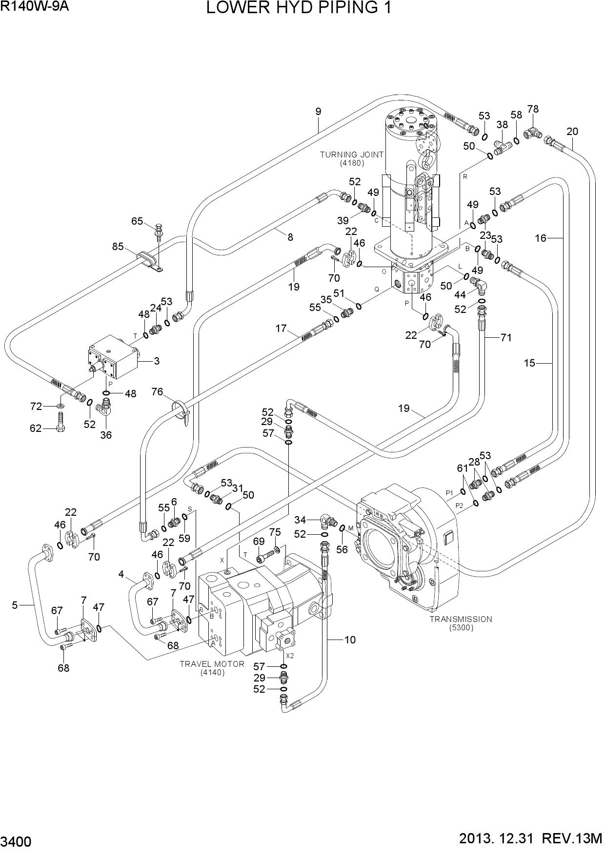 LOWER HYD PIPING 1