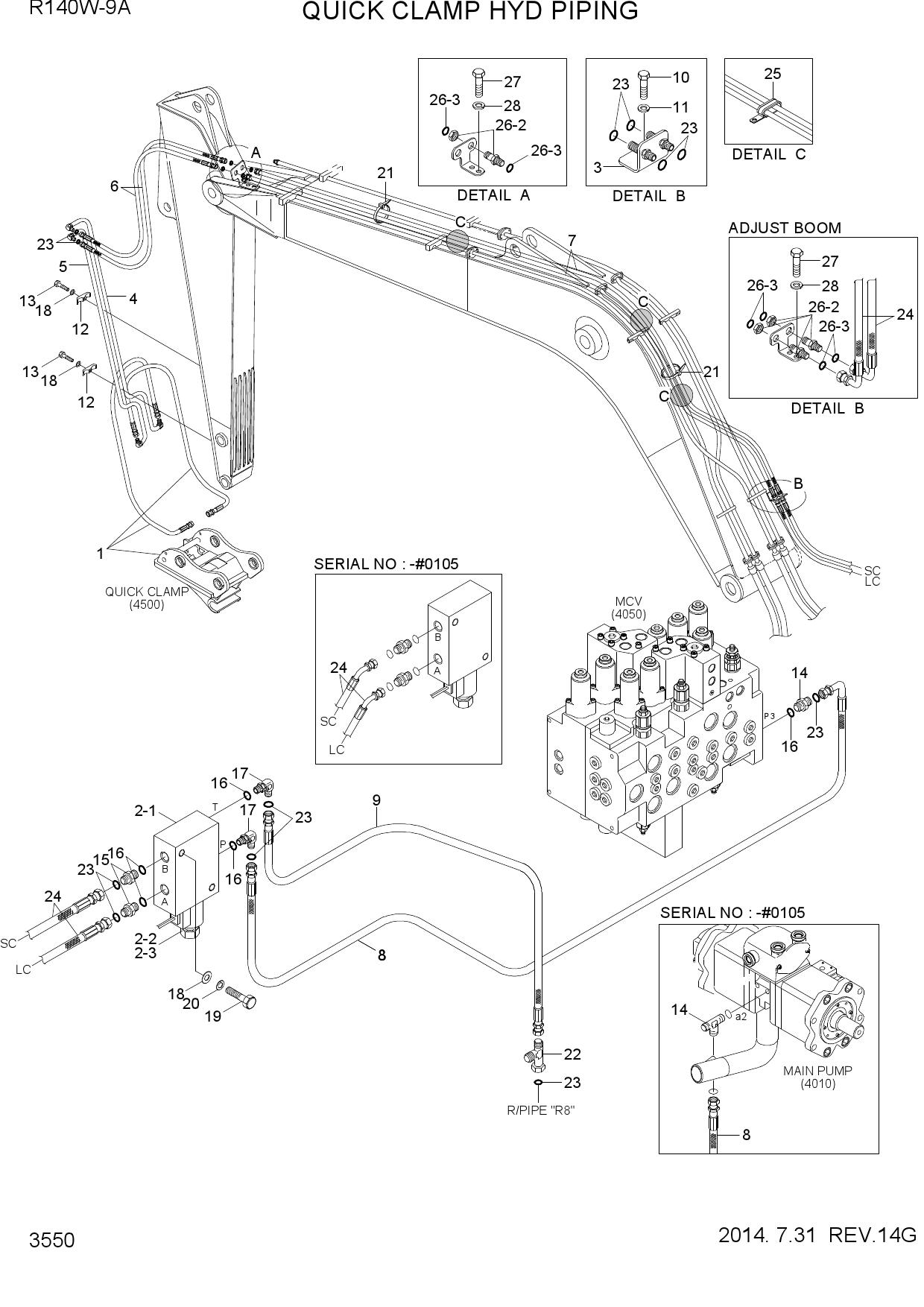 QUICK CLAMP HYD PIPING