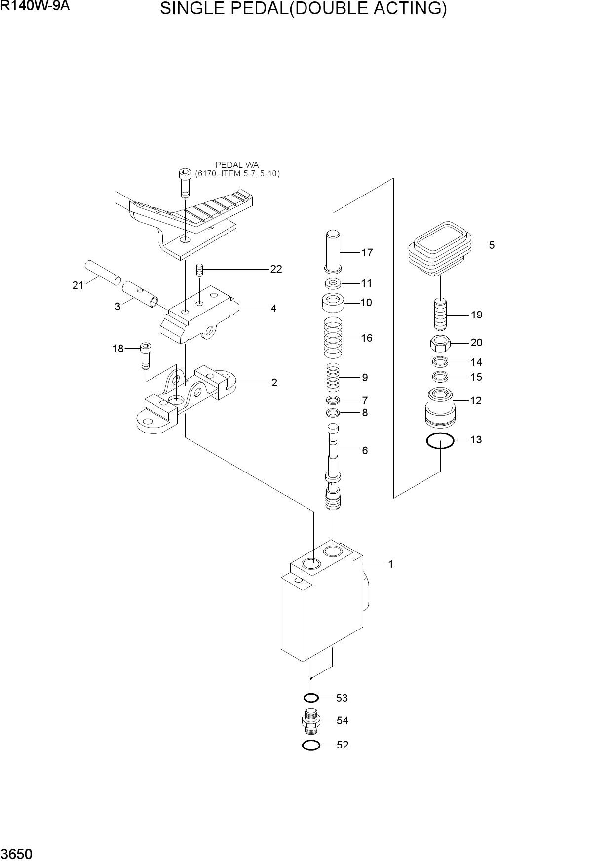 SINGLE PEDAL(DOUBLE ACTING)