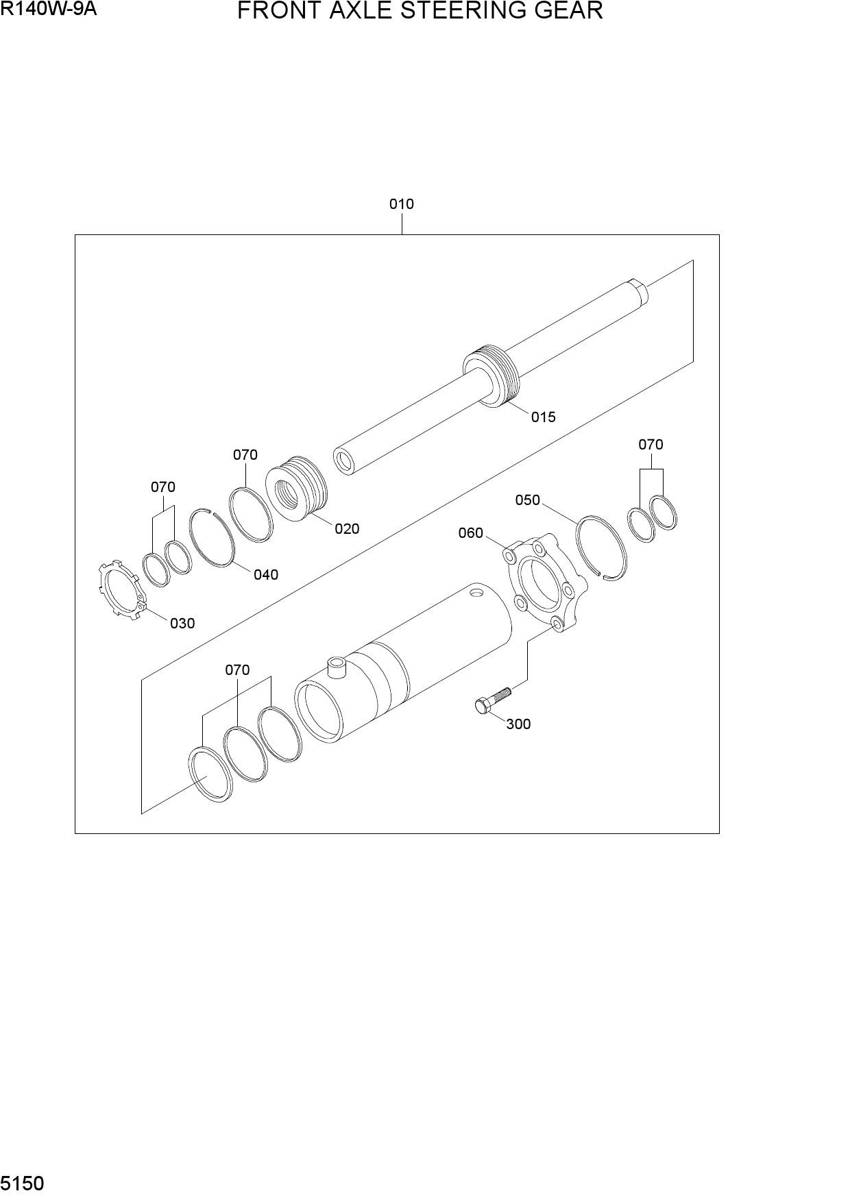 FRONT AXLE STEERING GEAR