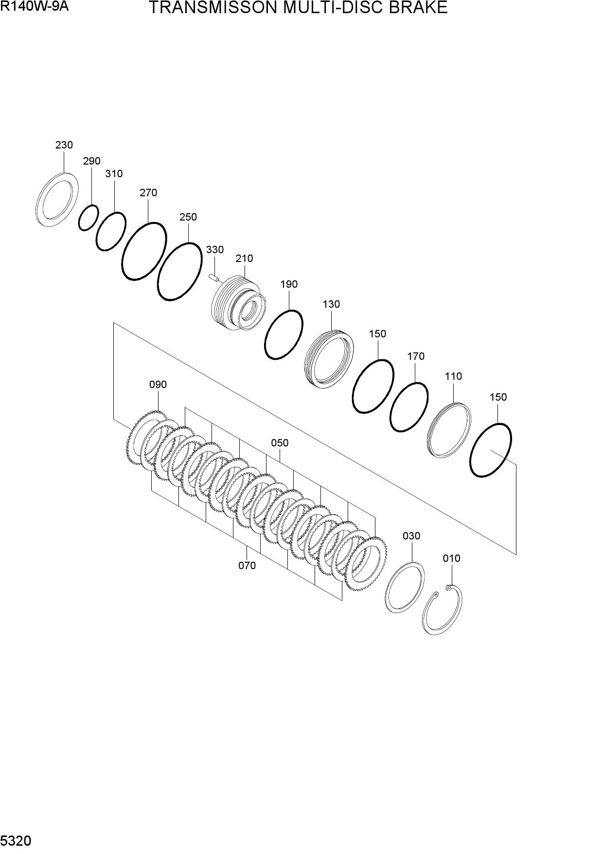 TRANSMISSION MULTI-DISC BRAKE