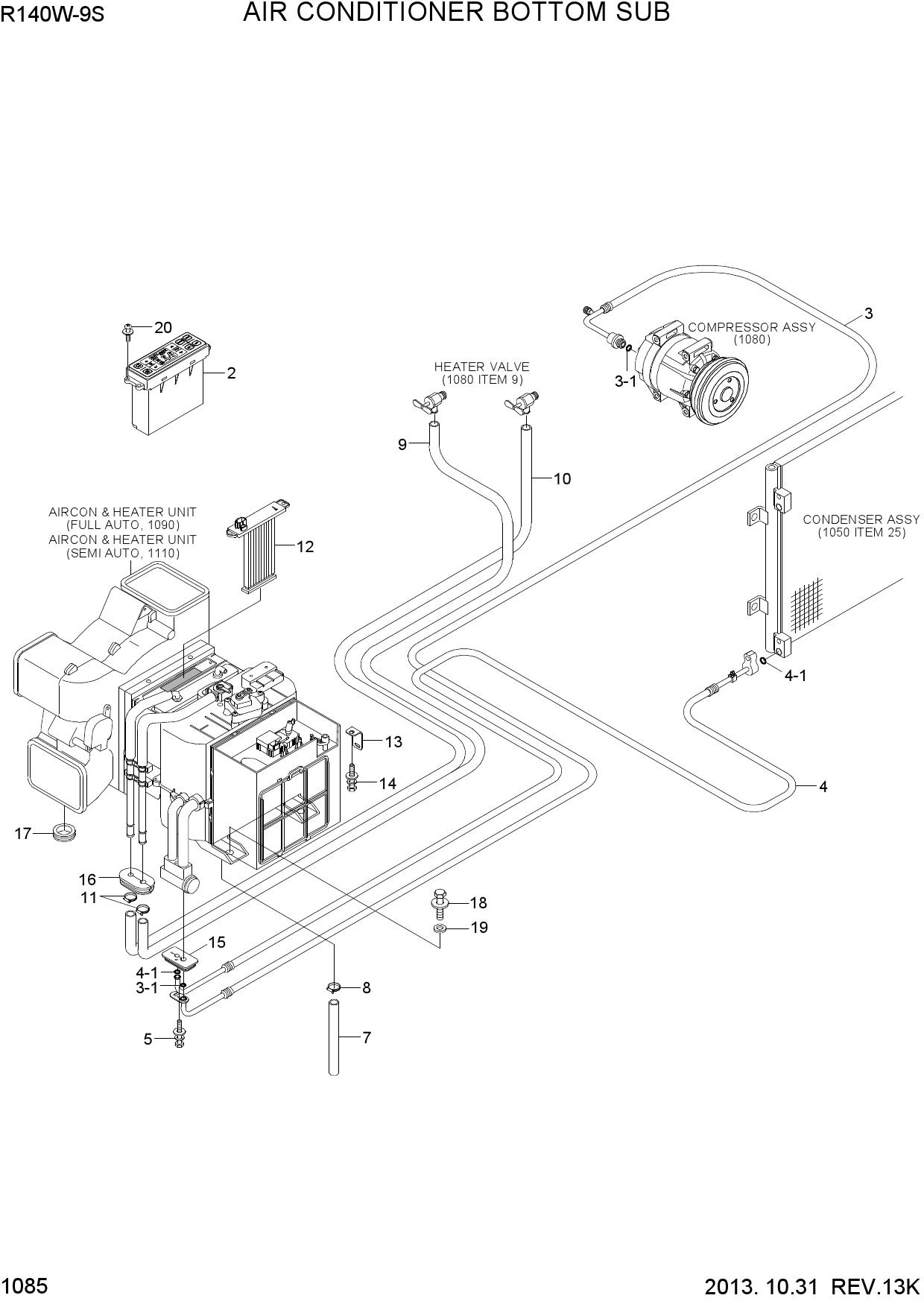 AIR CONDITIONER BOTTOM SUB