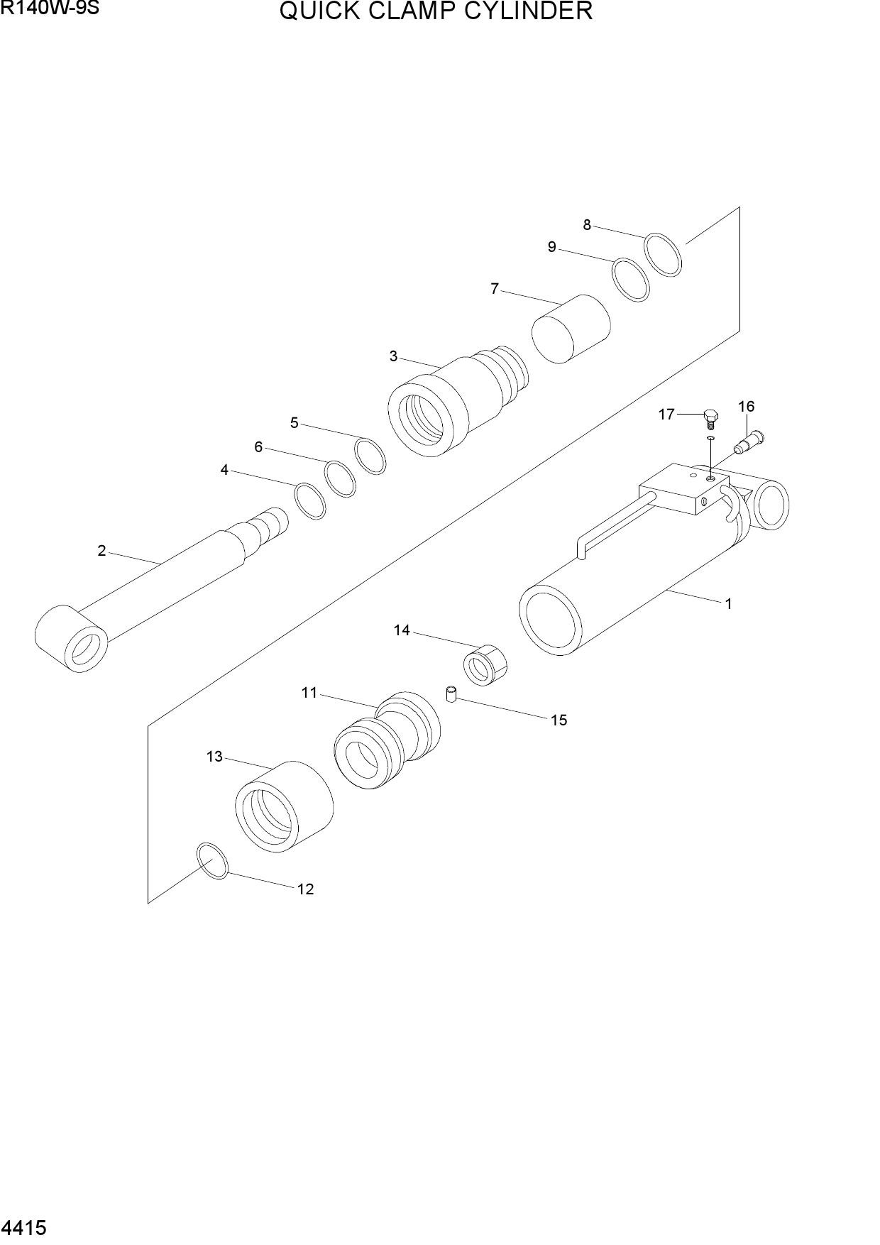 QUICK CLAMP CYLINDER(-#0182)