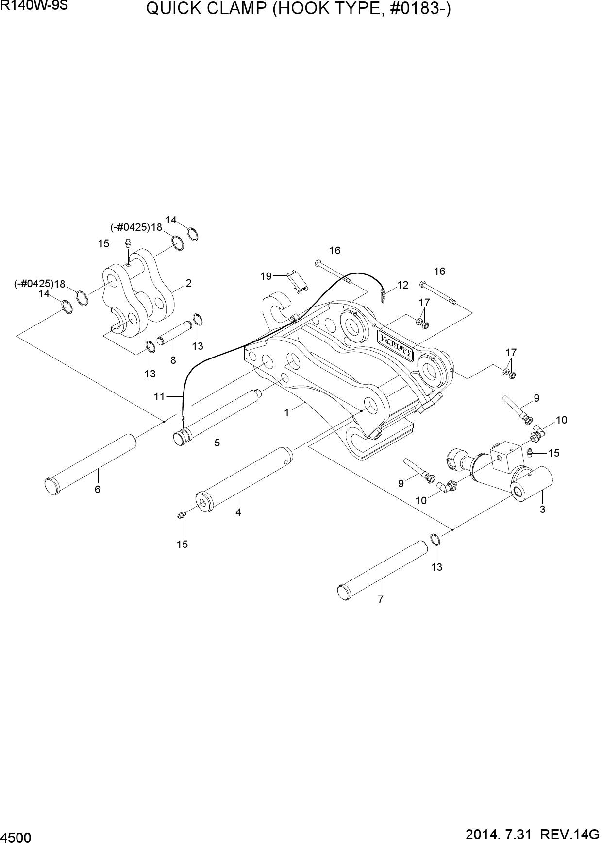 QUICK CLAMP(HOOK TYPE 1, #0183-)