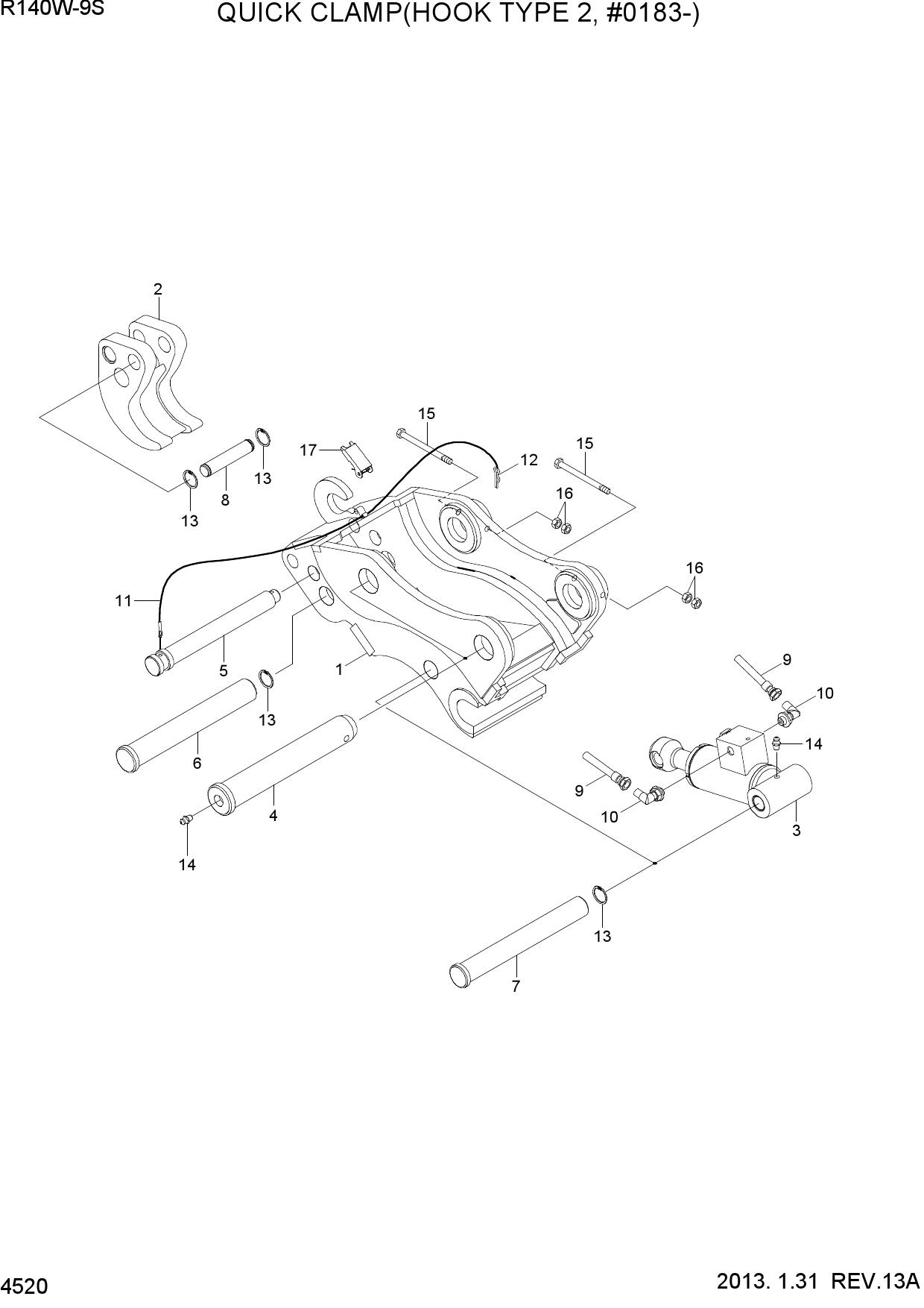 QUICK CLAMP(HOOK TYPE 2, #0183-)