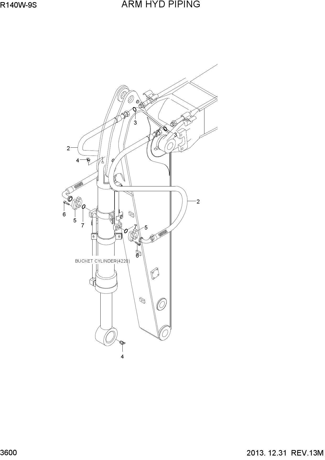 ARM HYD PIPING