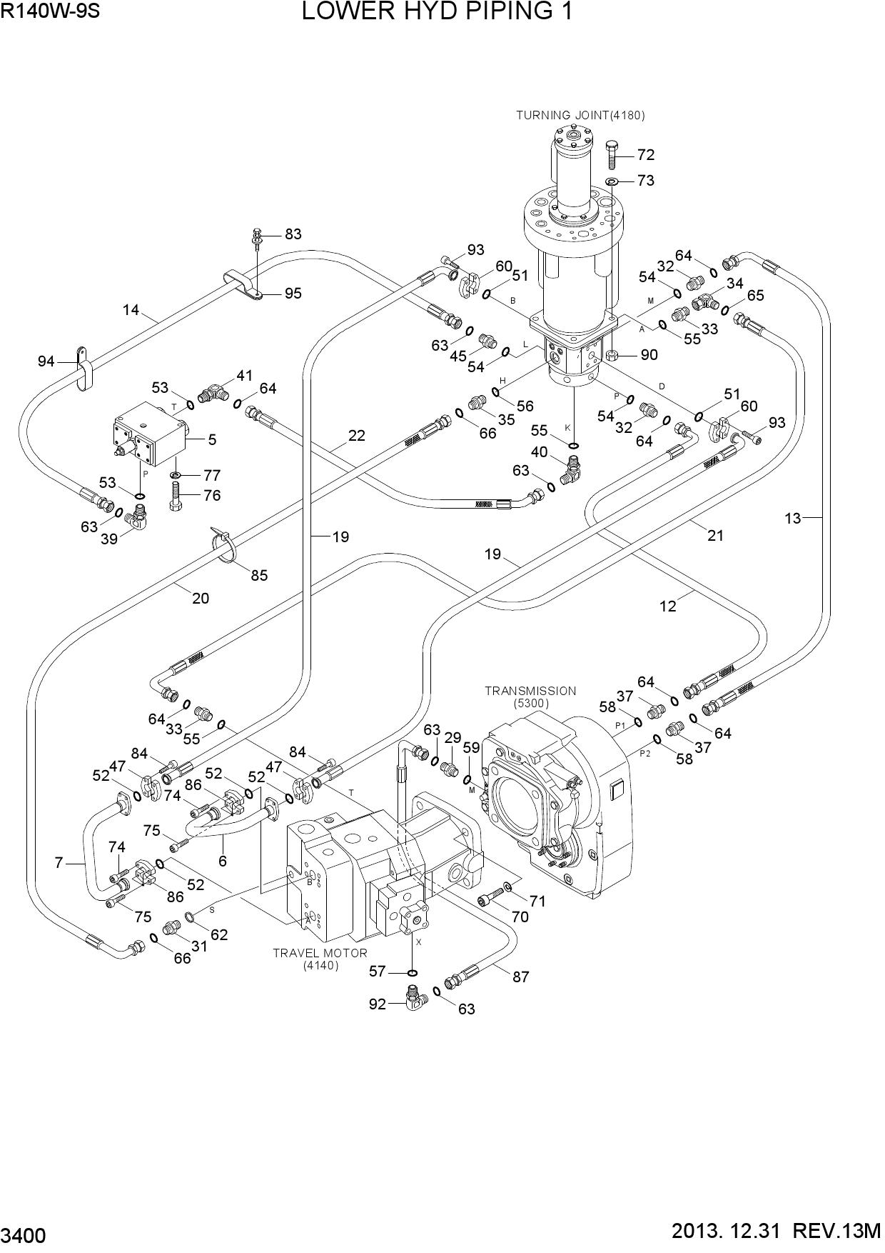 LOWER HYD PIPING 1